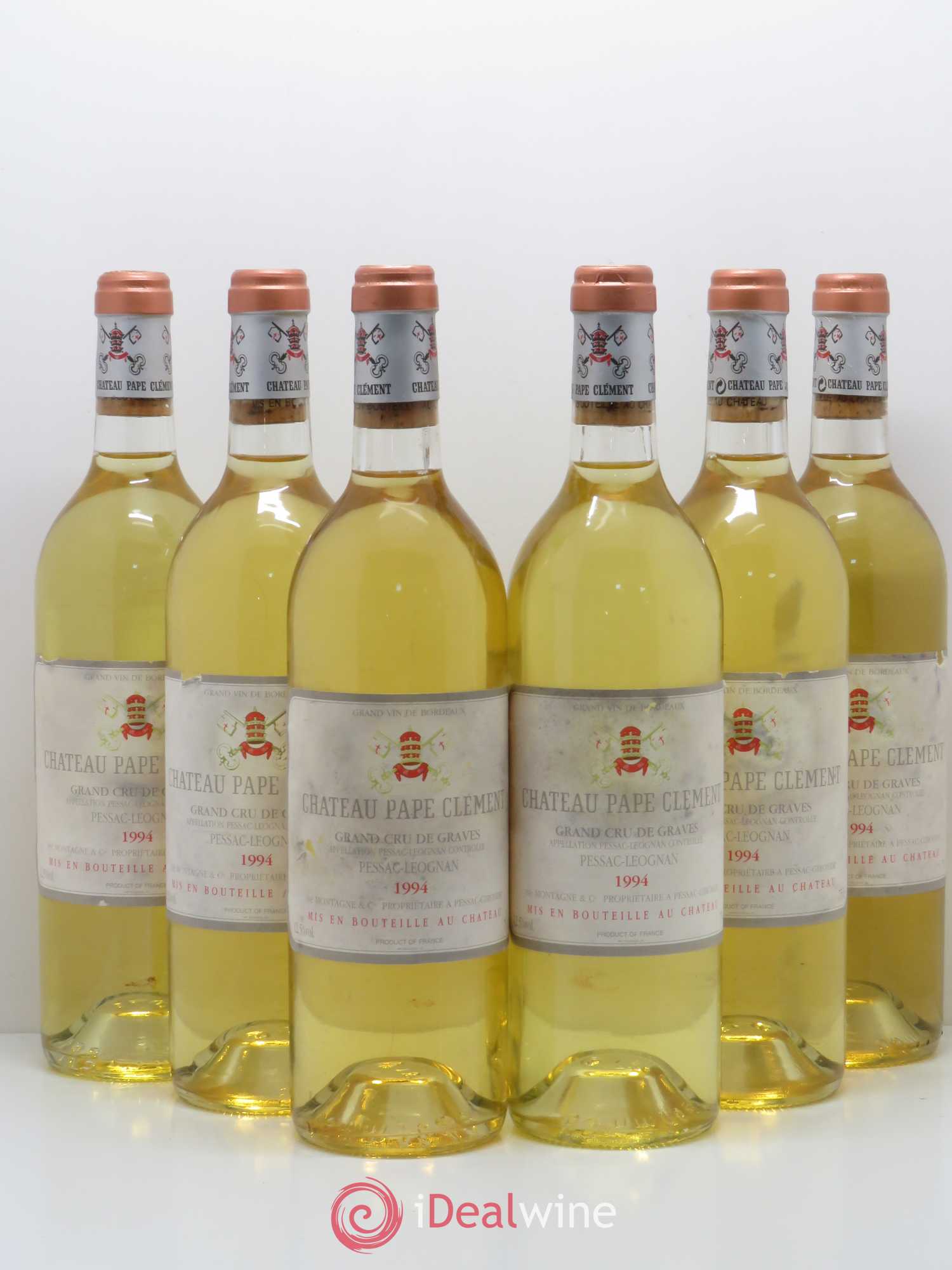 Château Pape Clément 1994 - Lot de 6 bouteilles - 0