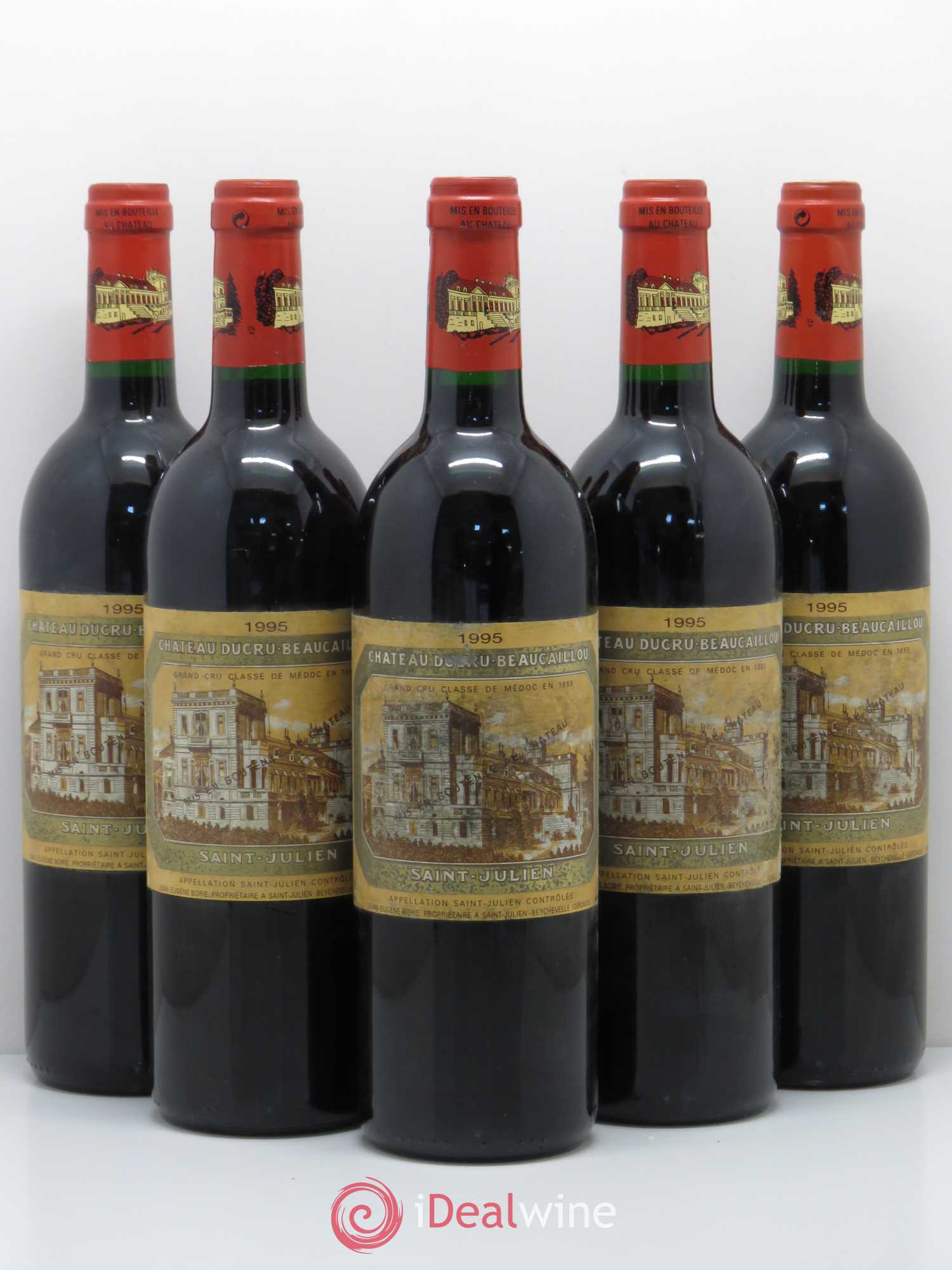 Château Ducru Beaucaillou 2ème Grand Cru Classé 1995 - Lot de 5 bouteilles - 0