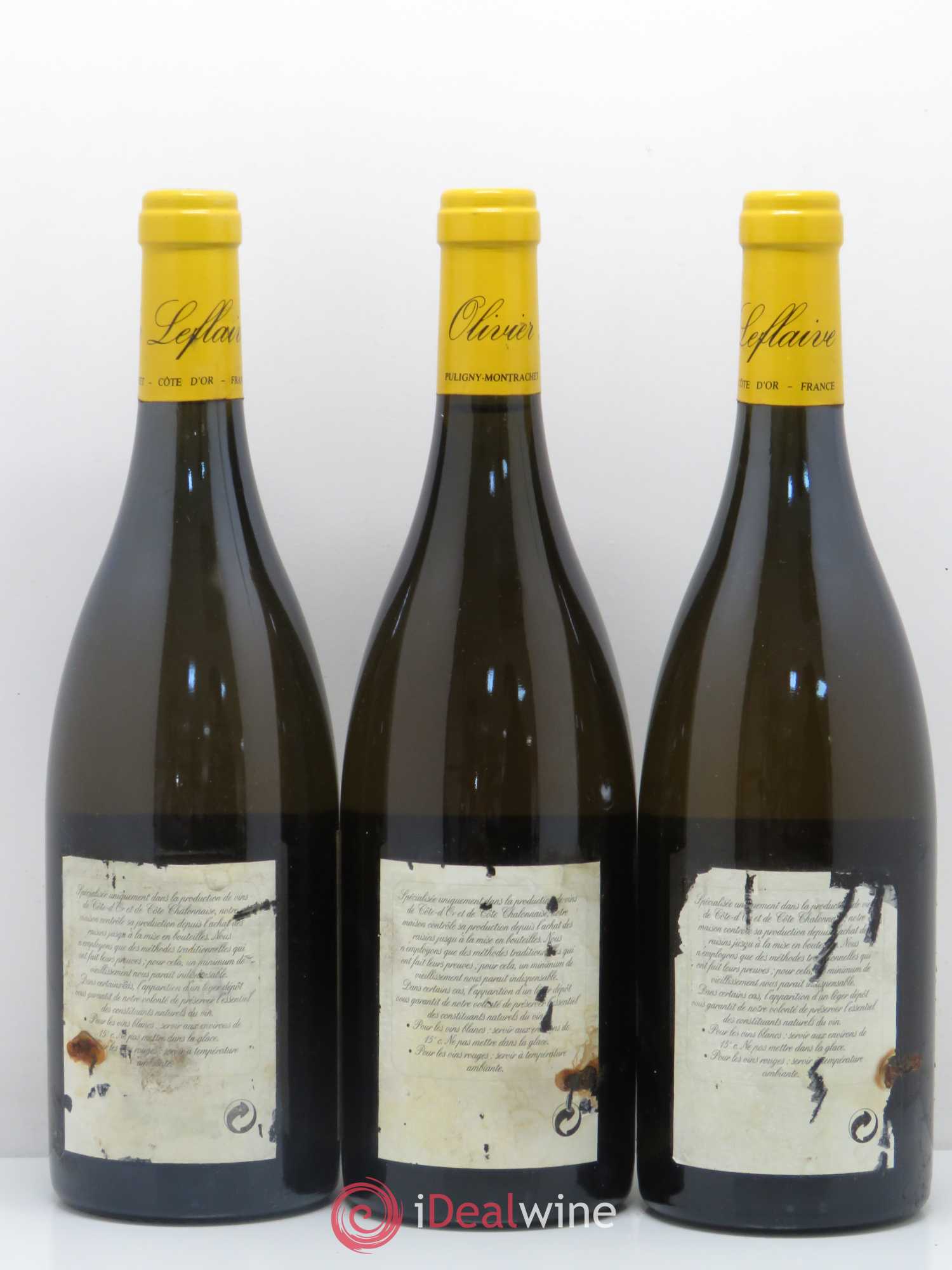 Corton-Charlemagne Grand Cru Olivier Leflaive 1997 - Lot de 3 bouteilles - 1