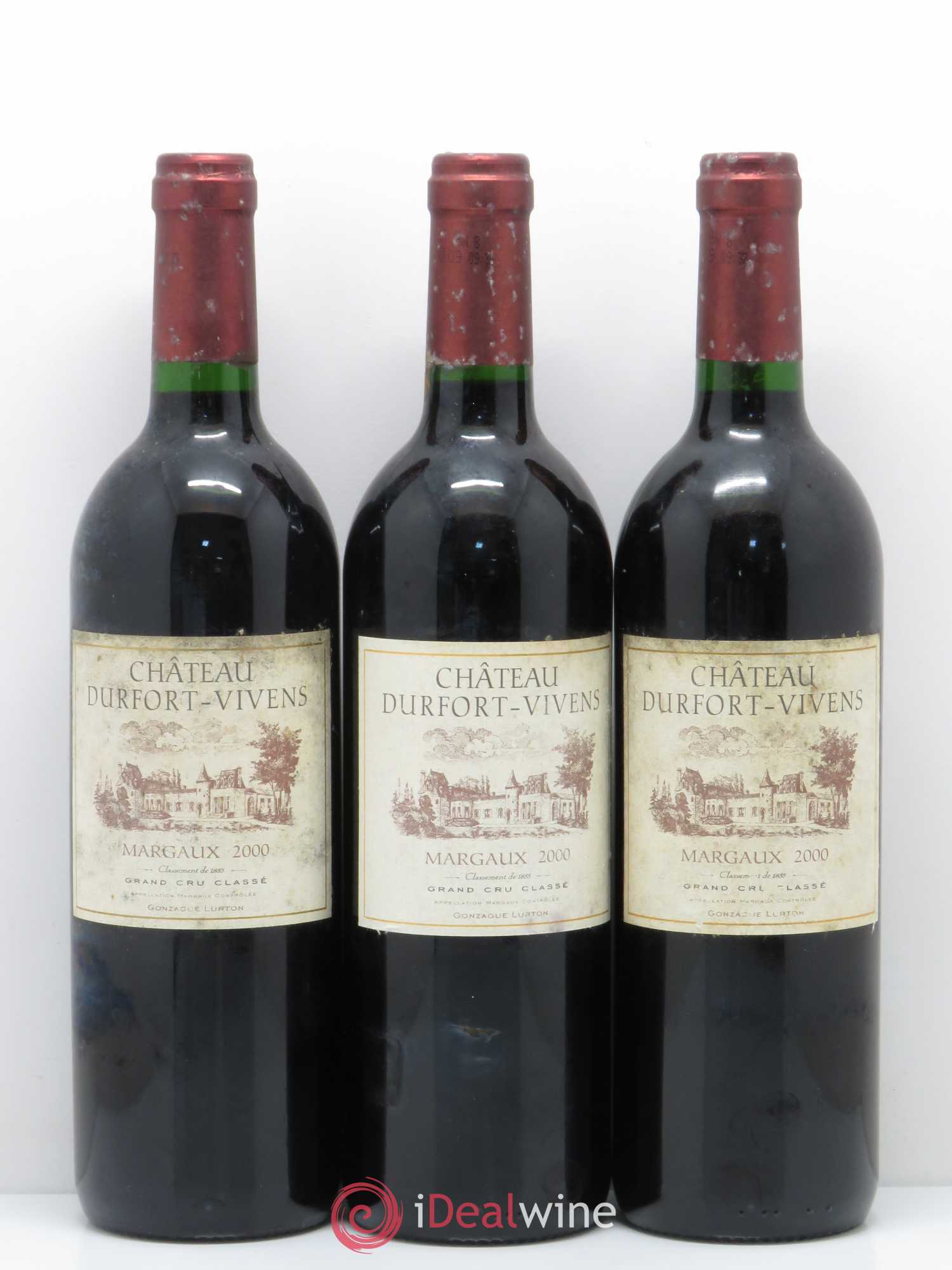 Château Durfort Vivens 2ème Grand Cru Classé 2000 - Lot de 12 bouteilles - 1