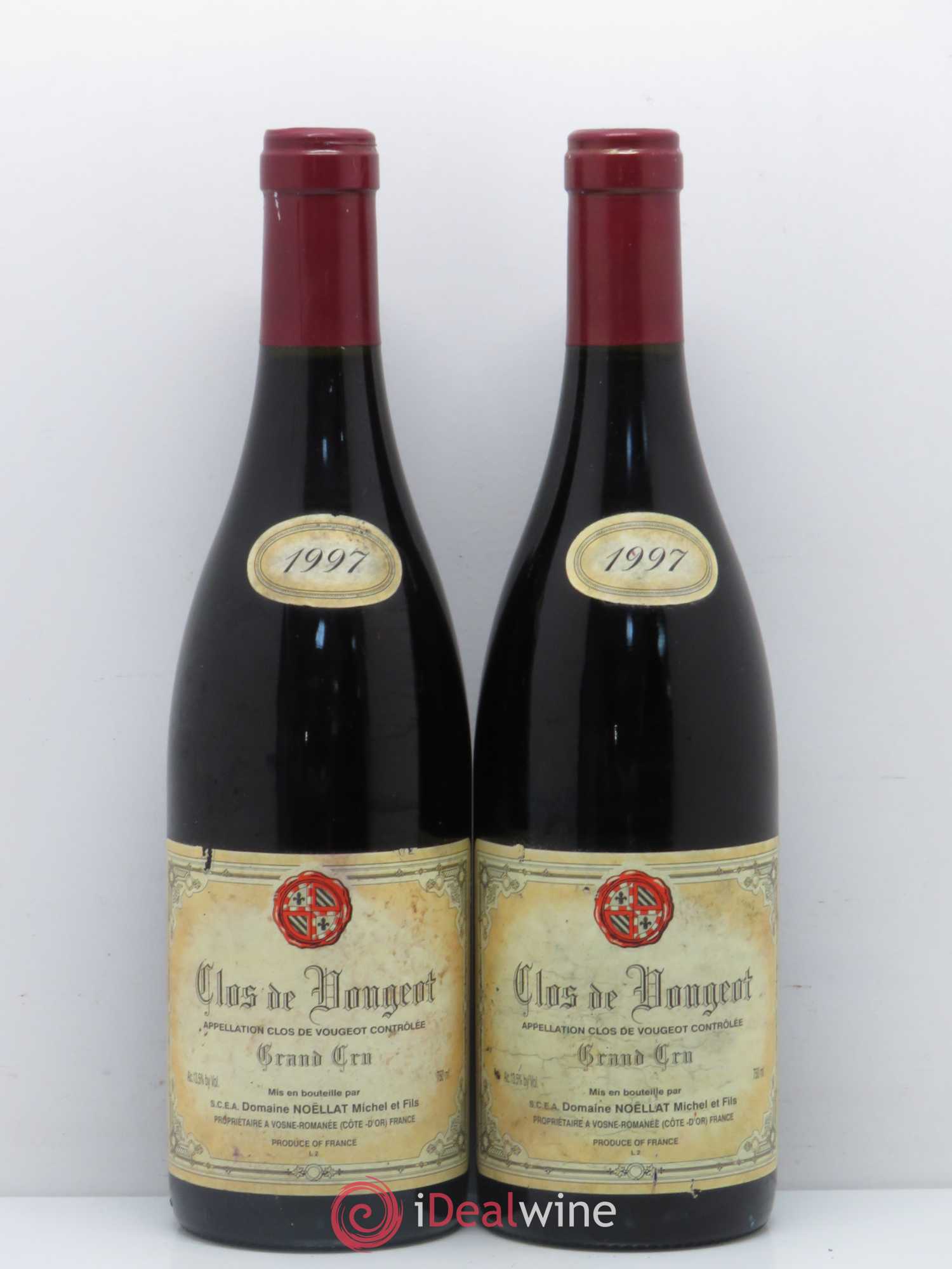 Clos de Vougeot Grand Cru Domaine Michel Noëllat 1997 - Lot de 2 bouteilles - 0