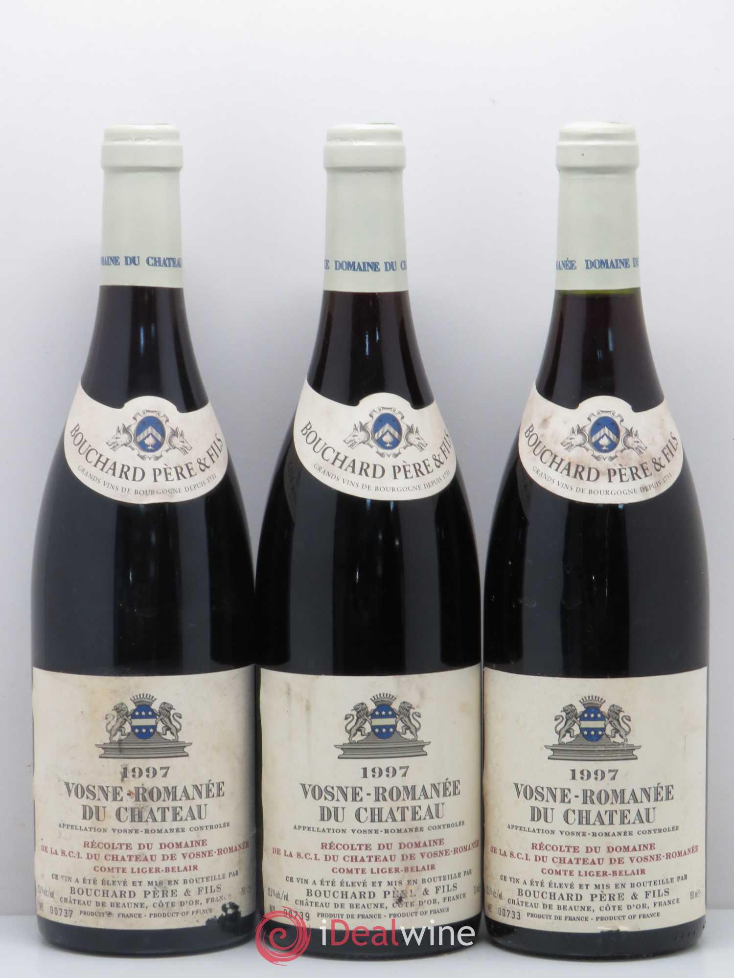 Vosne-Romanée Bouchard Pere & Fils 1997 - Lot de 3 bouteilles - 0