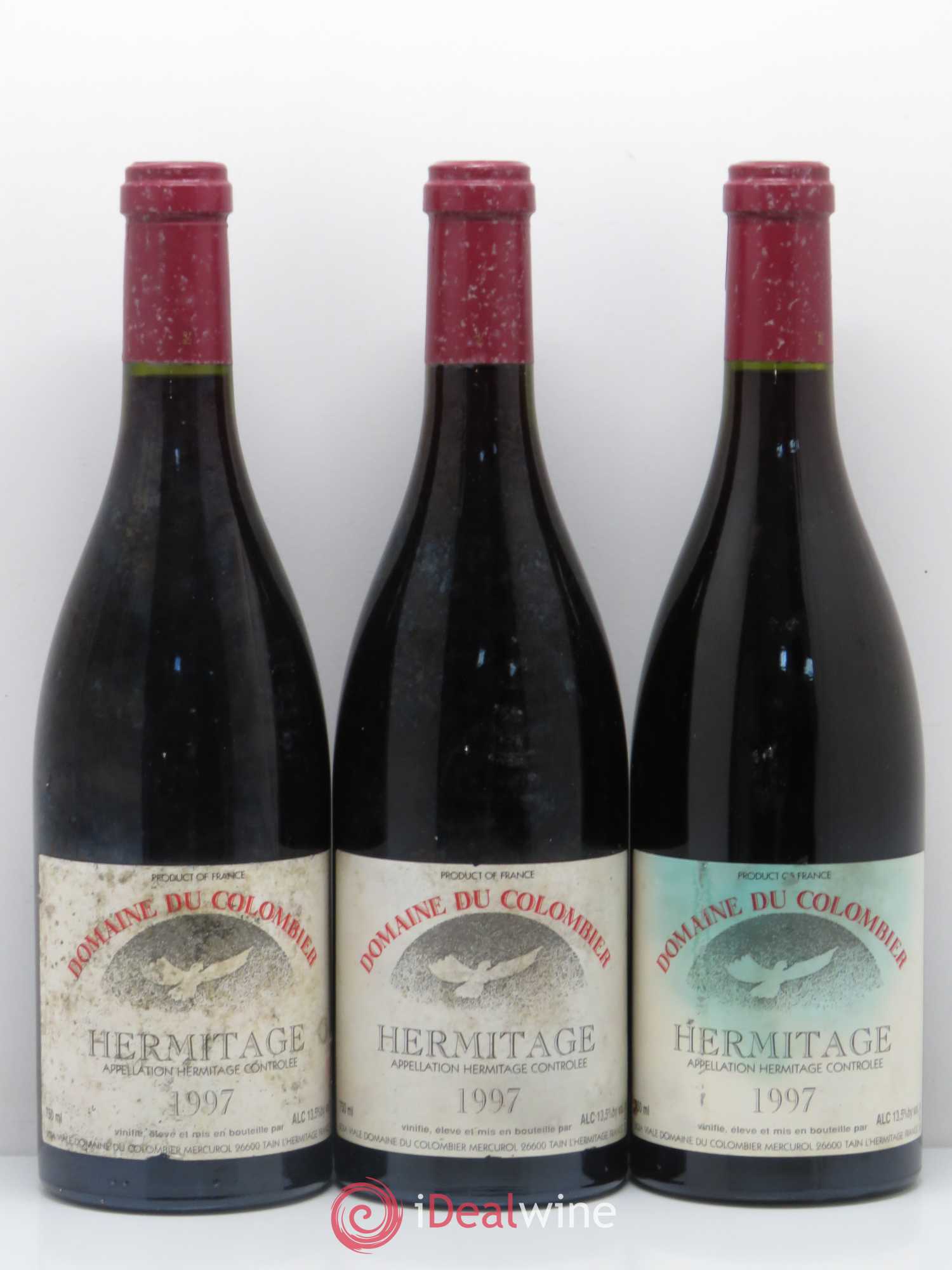 Hermitage Colombier (Domaine du) 1997 - Lot de 6 bouteilles - 1