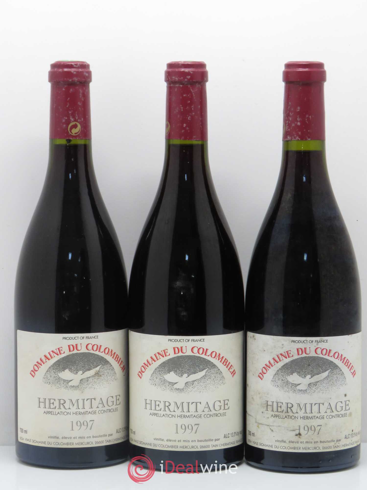 Hermitage Colombier (Domaine du) 1997 - Lot de 6 bouteilles - 2