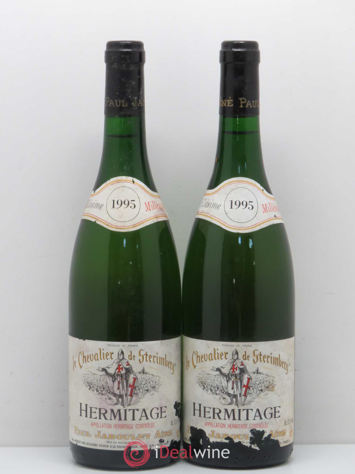 Hermitage Chevalier de Sterimberg Paul Jaboulet Ainé 1995 - Lot de 2 bouteilles - 0