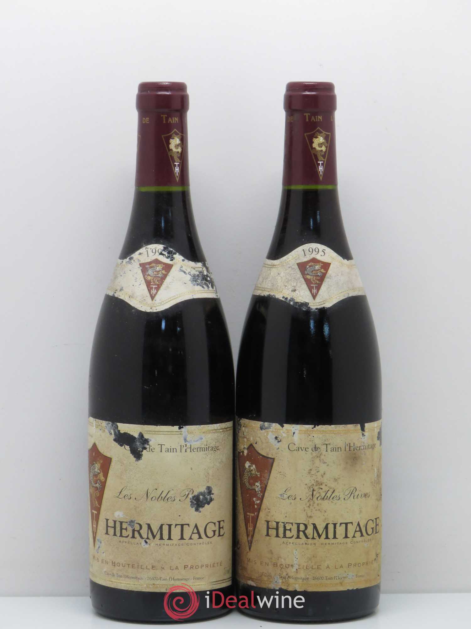 Hermitage Cave de Tain Les Nobles Rives 1995 - Lot de 2 bouteilles - 0