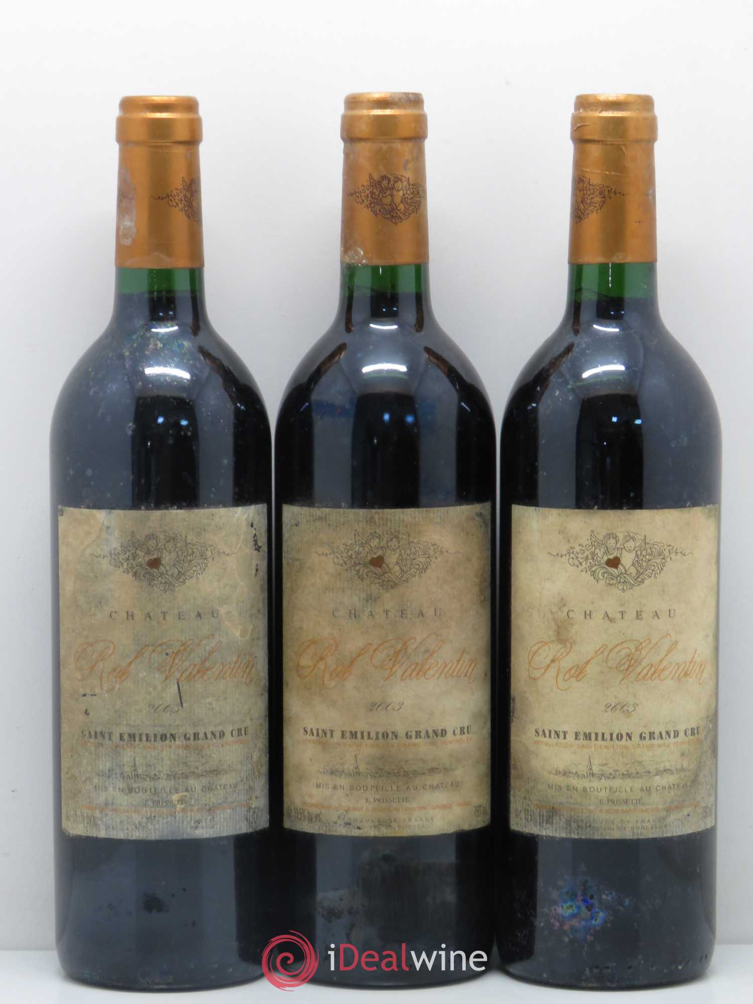 Château Rol Valentin Grand Cru Classé 2003 - Lot de 3 bouteilles - 0