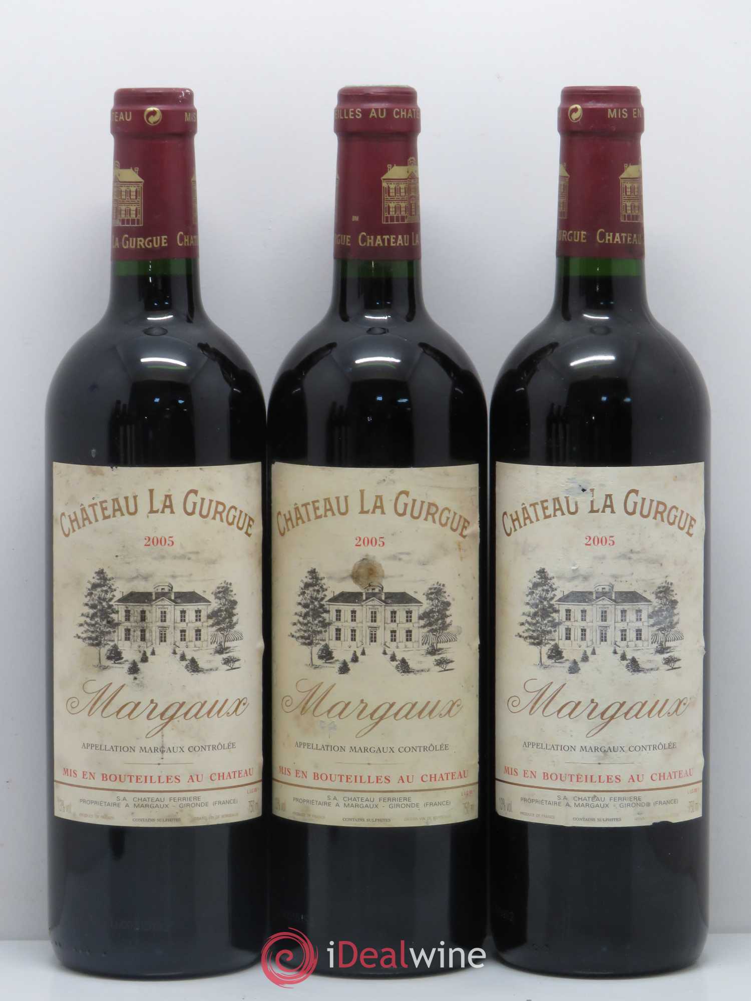 Château la Gurgue Cru Bourgeois 2005 - Lot de 6 bouteilles - 1