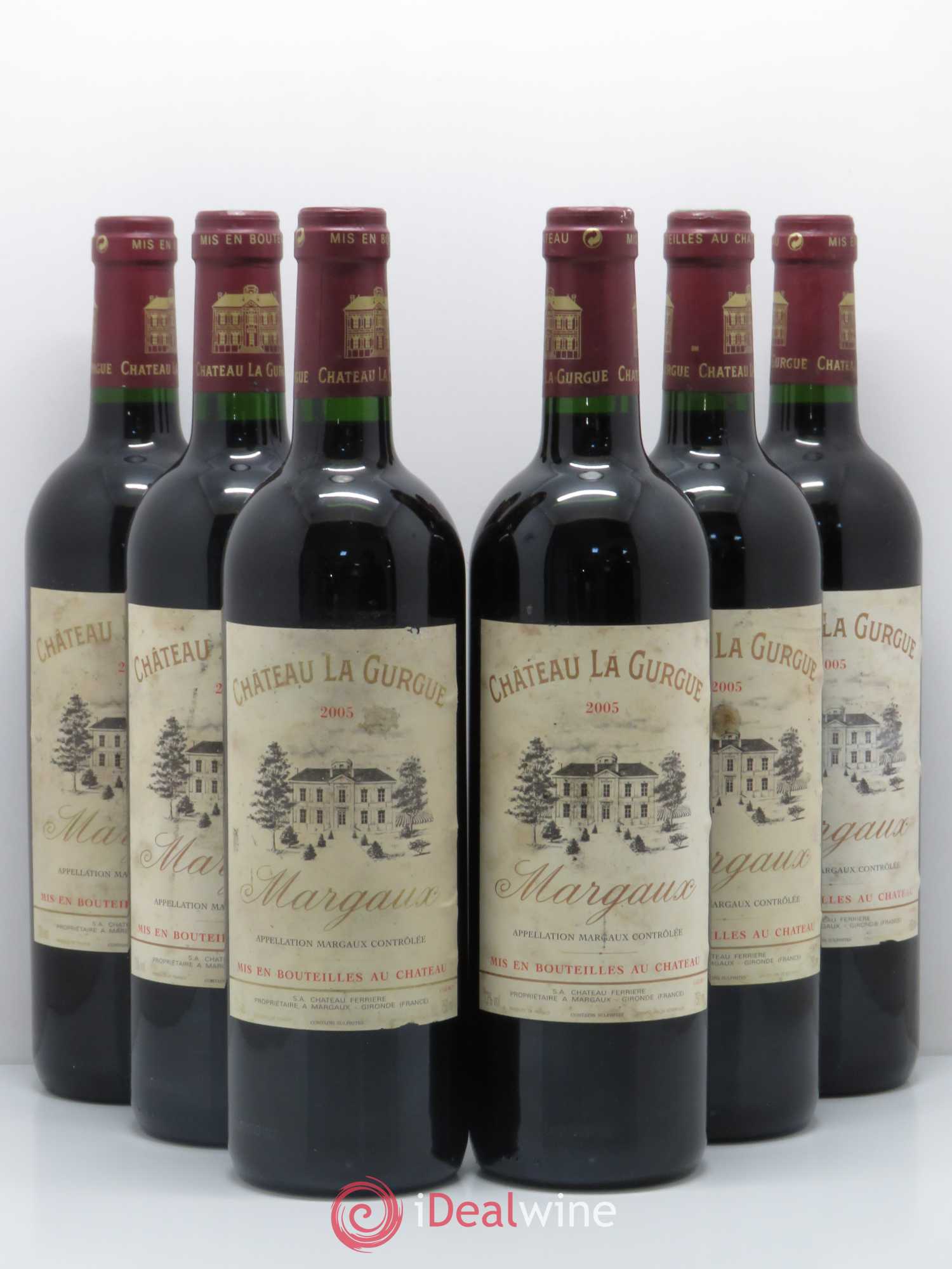 Château la Gurgue Cru Bourgeois 2005 - Lot de 6 bouteilles - 0