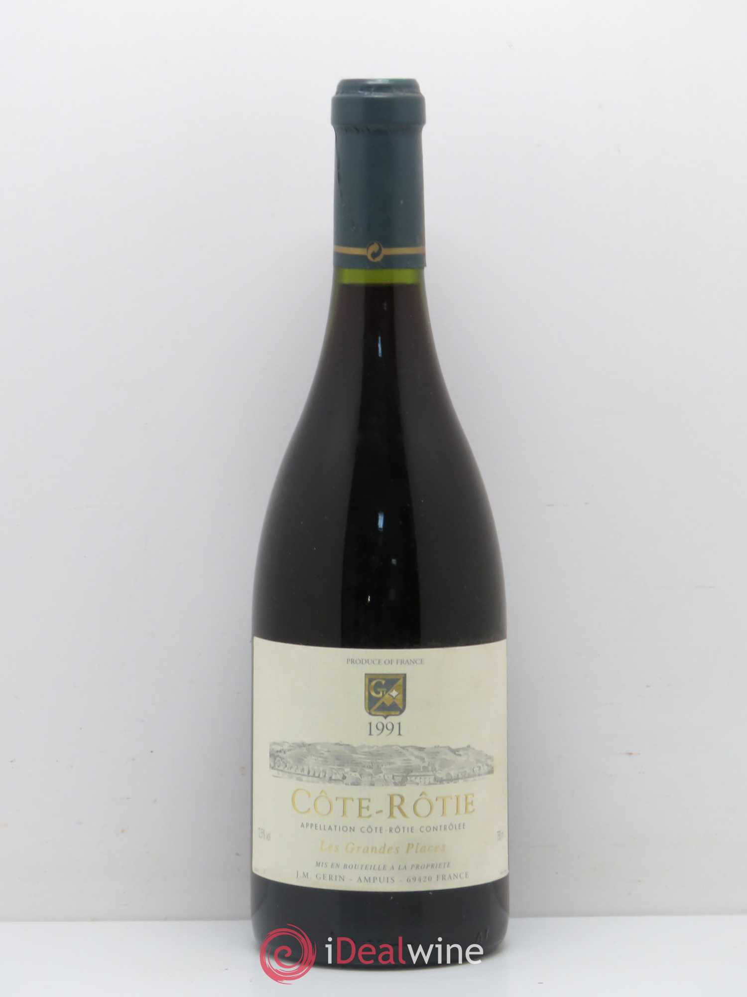 Côte-Rôtie Les Grandes Places Jean-Michel Gerin 1991 - Lot de 1 bouteille - 0