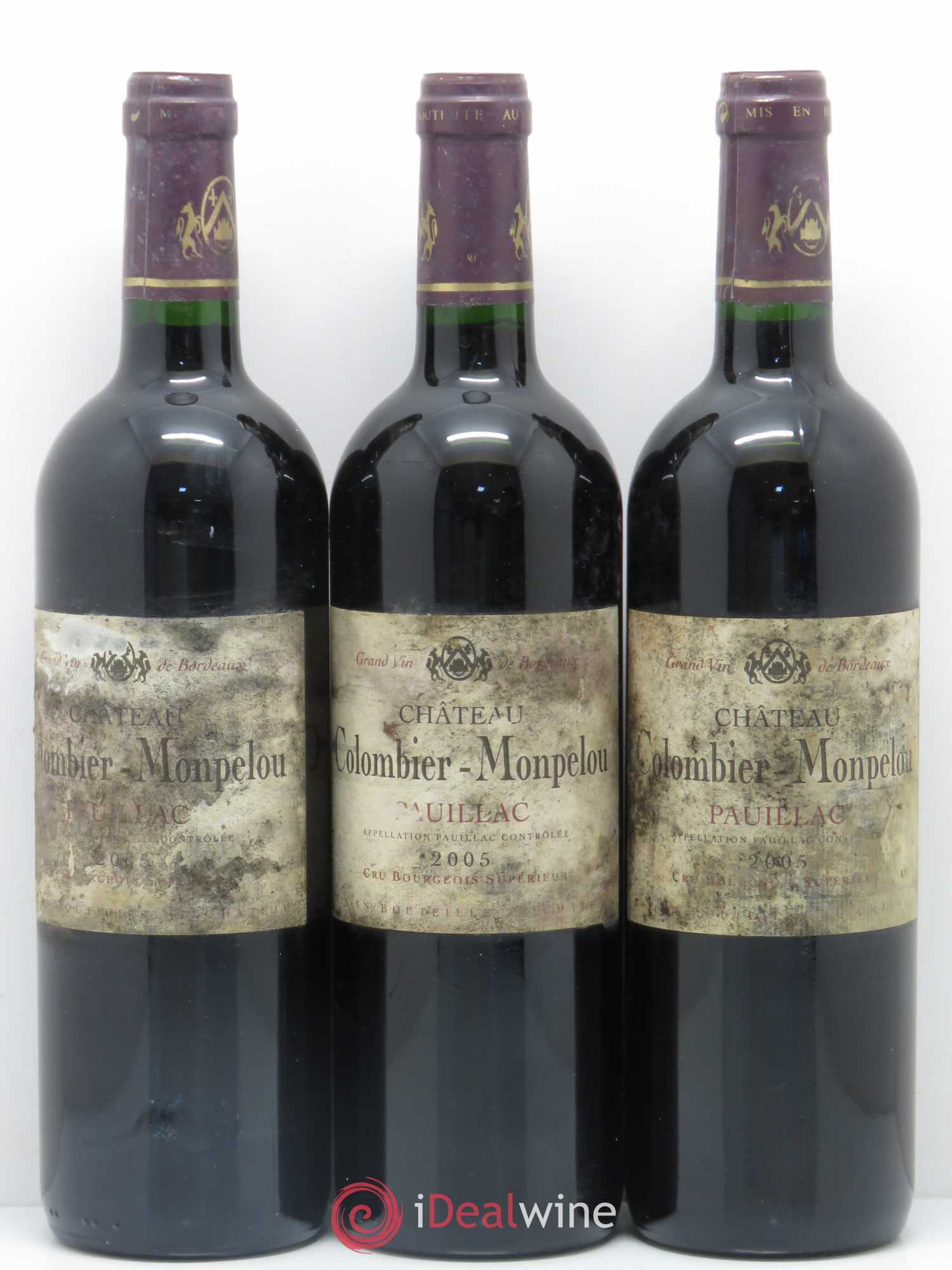 Château Colombier Monpelou Cru Bourgeois 2005 - Lot de 12 bouteilles - 3