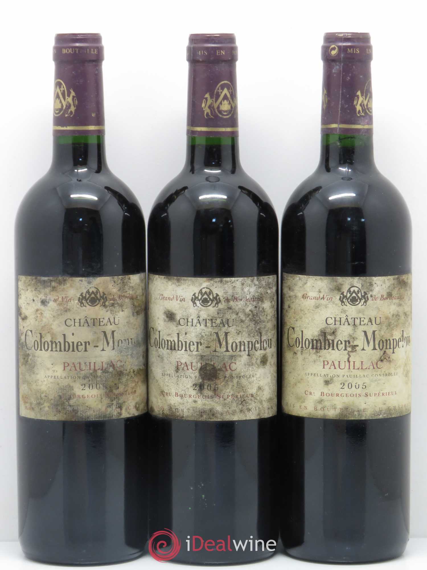Château Colombier Monpelou Cru Bourgeois 2005 - Lot de 12 bouteilles - 4