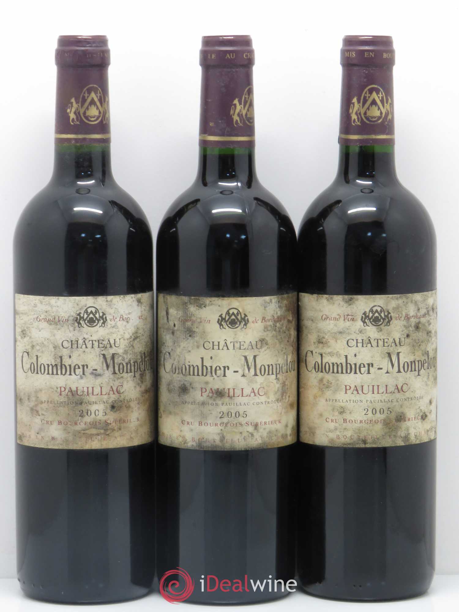 Château Colombier Monpelou Cru Bourgeois 2005 - Lot de 6 bouteilles - 1