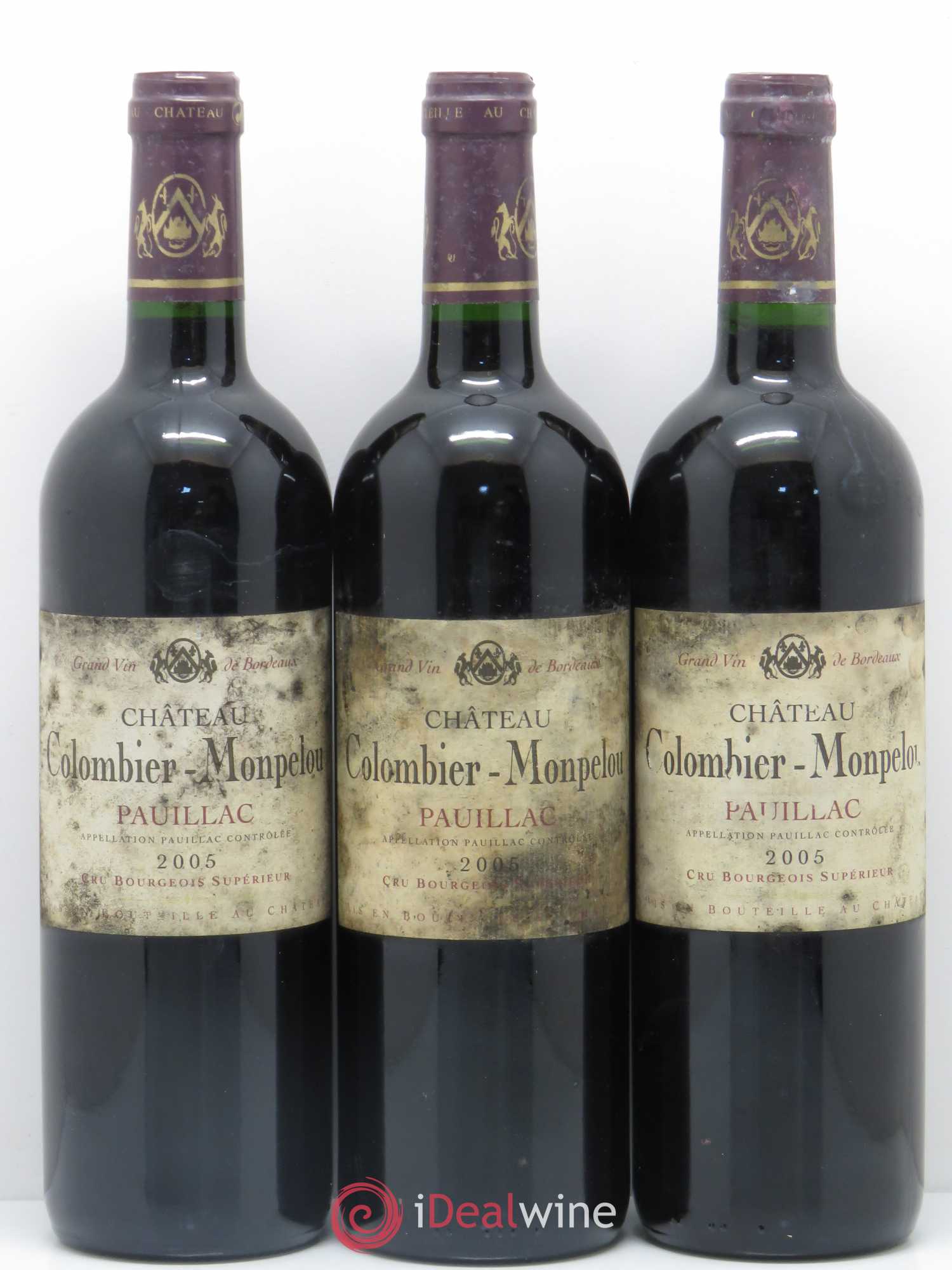 Château Colombier Monpelou Cru Bourgeois 2005 - Lot de 6 bouteilles - 2