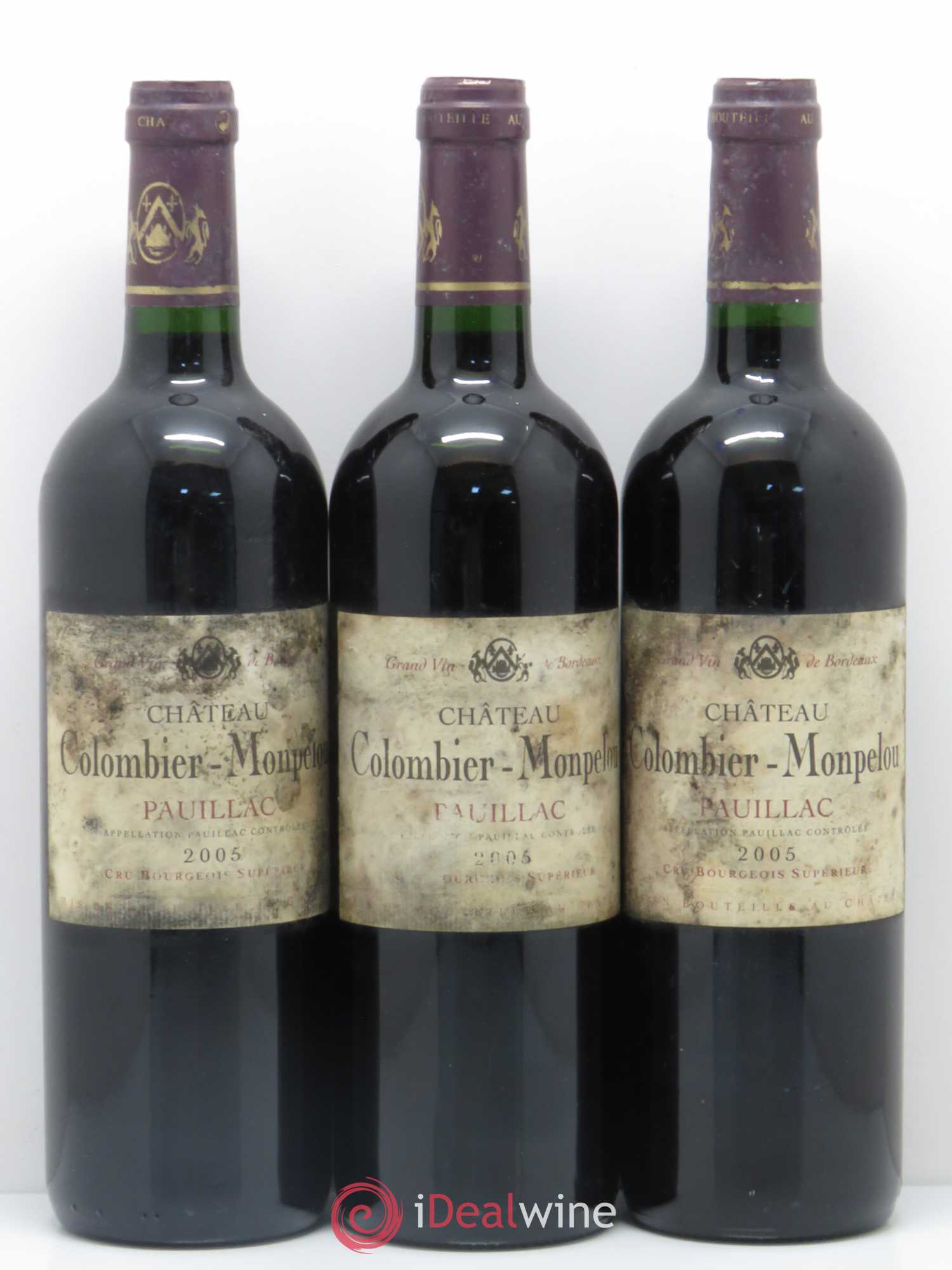 Château Colombier Monpelou Cru Bourgeois 2005 - Lot de 6 bouteilles - 2