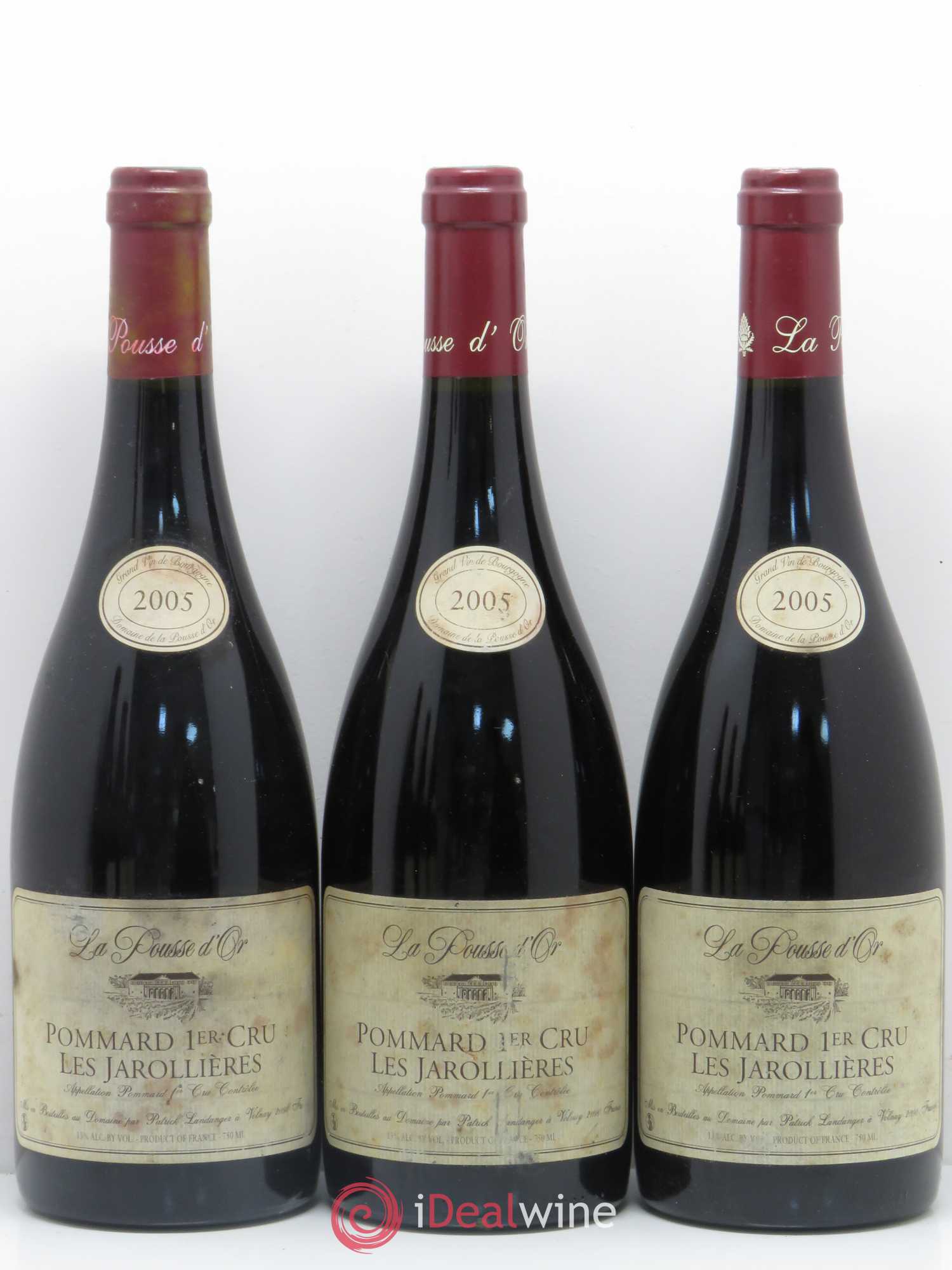 Pommard 1er Cru Les Jarollières La Pousse d'Or (Domaine de) 2005 - Lot de 6 bouteilles - 1