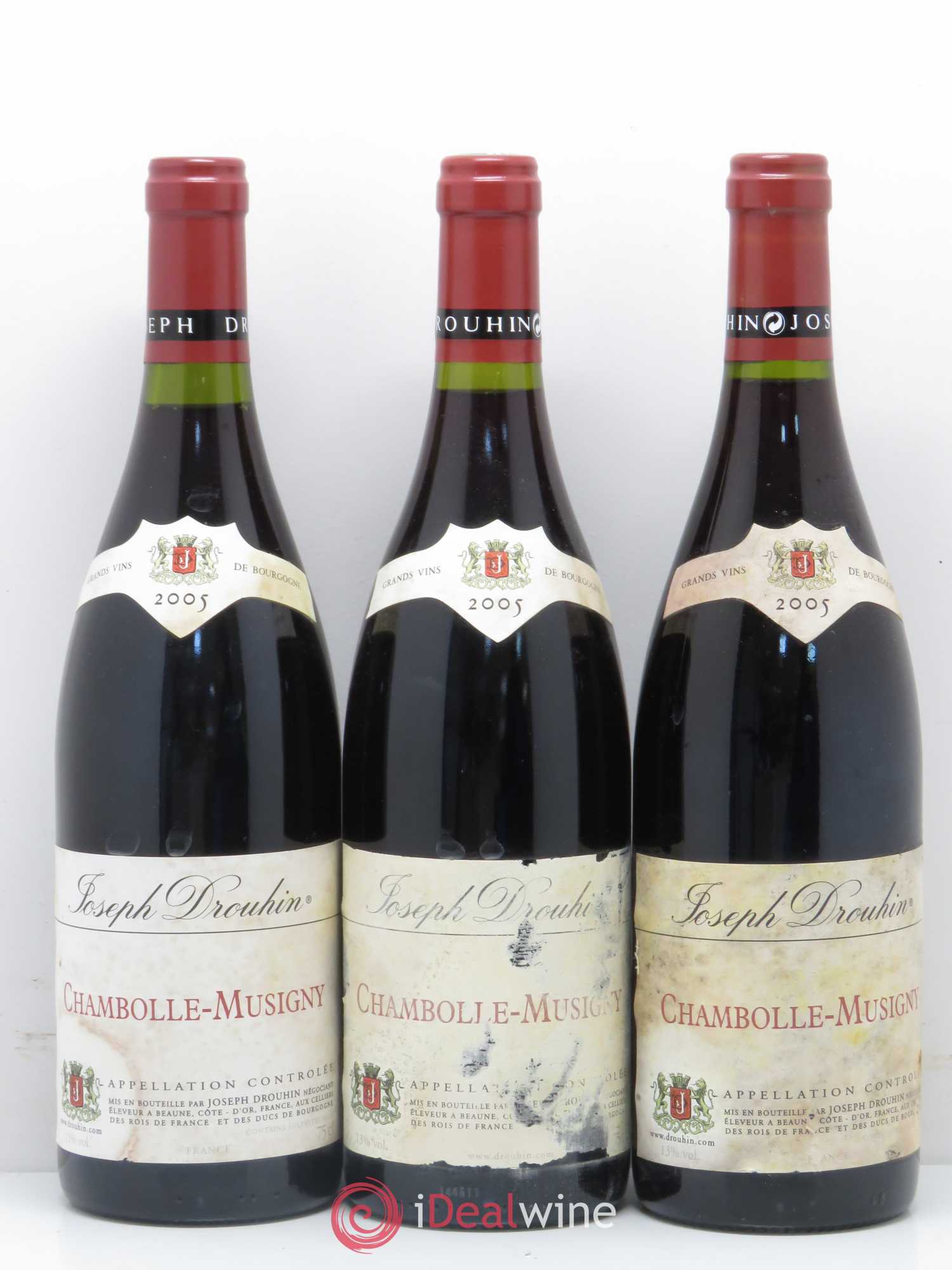 Chambolle-Musigny Joseph Drouhin 2005 - Lot de 3 bouteilles - 0