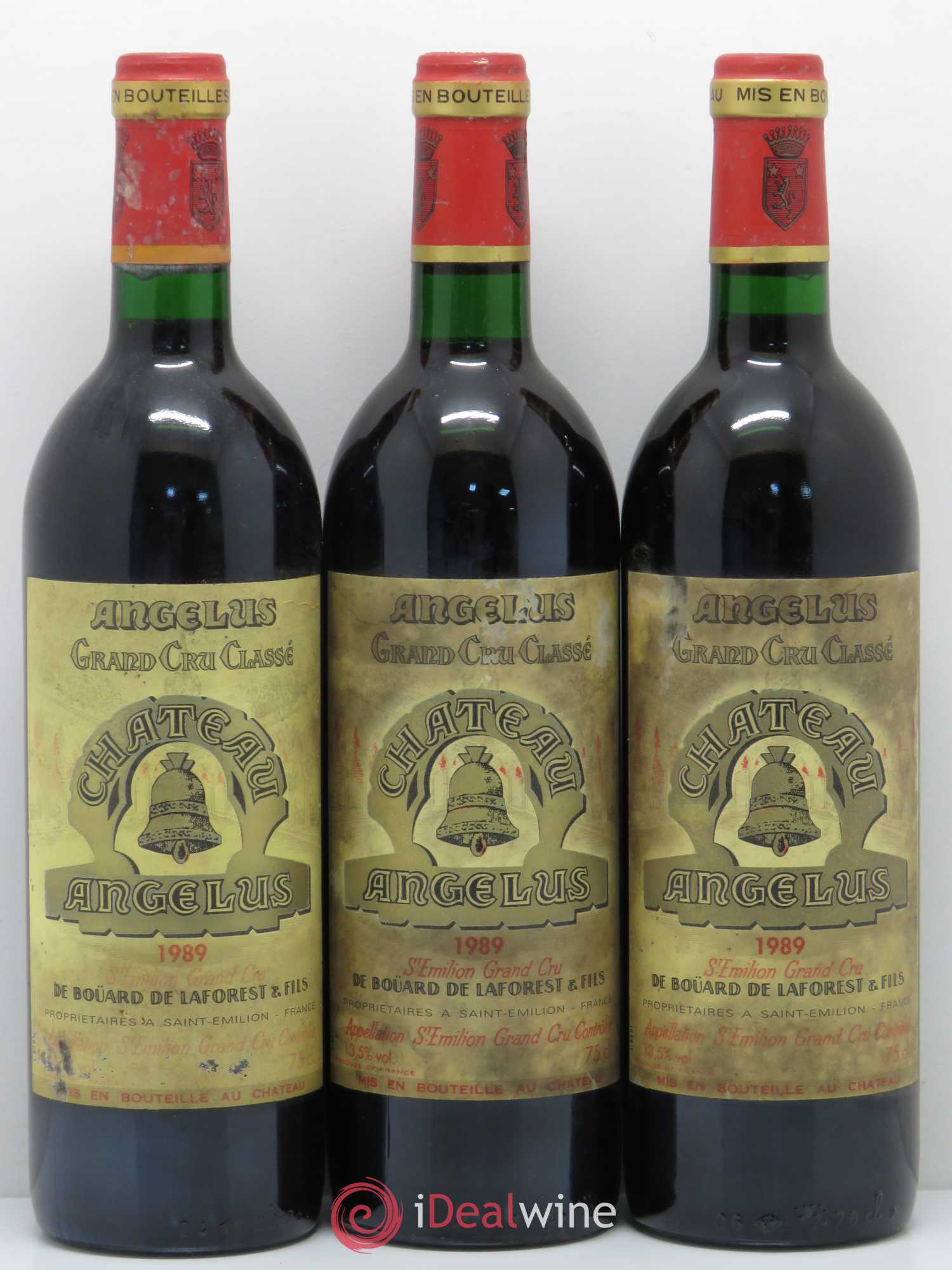 Château Angélus 1er Grand Cru Classé A 1989 - Lot de 6 bouteilles - 1