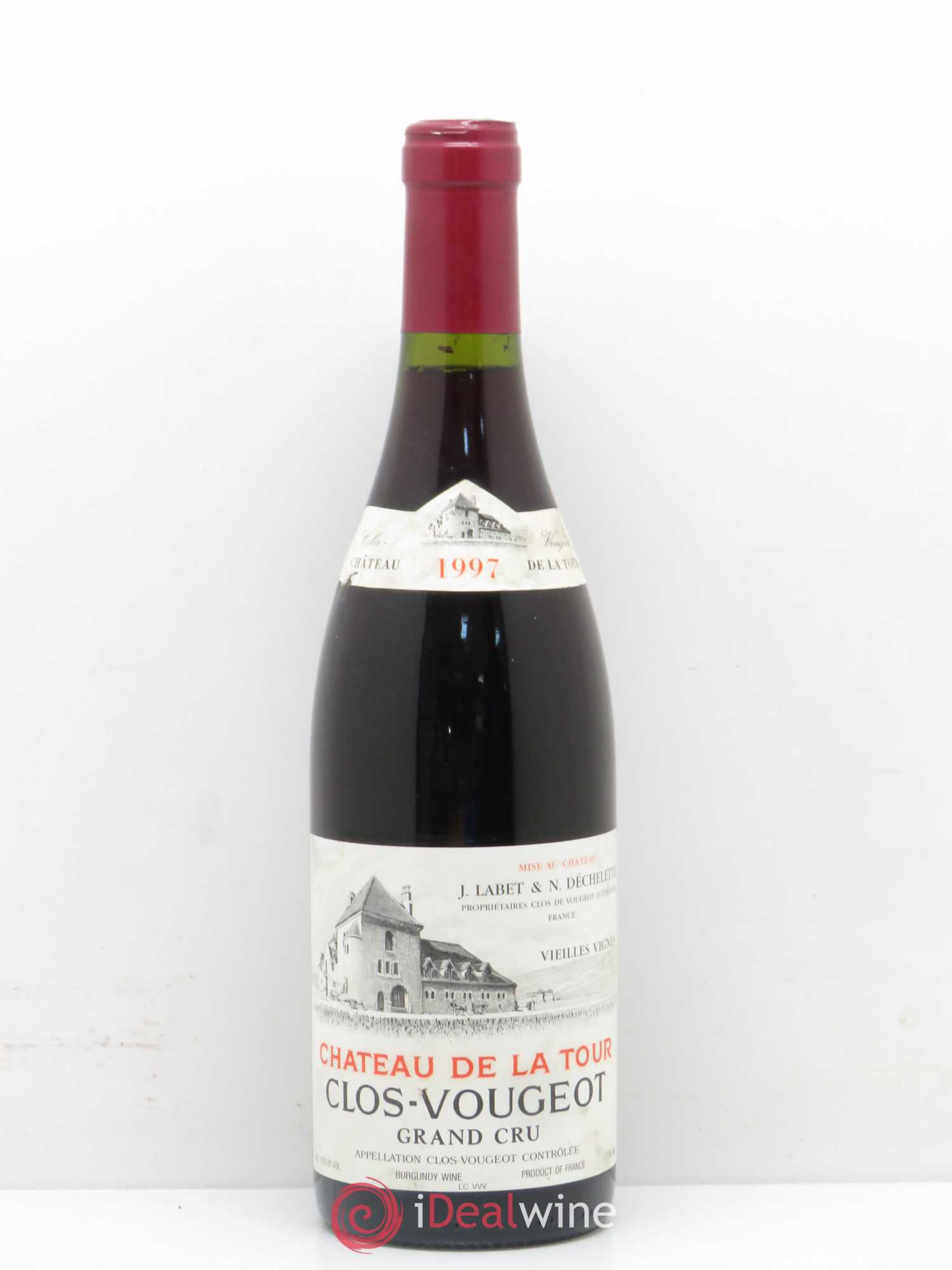 Clos de Vougeot Grand Cru Vieilles Vignes Château de La Tour 1997 - Lot de 1 bouteille - 0