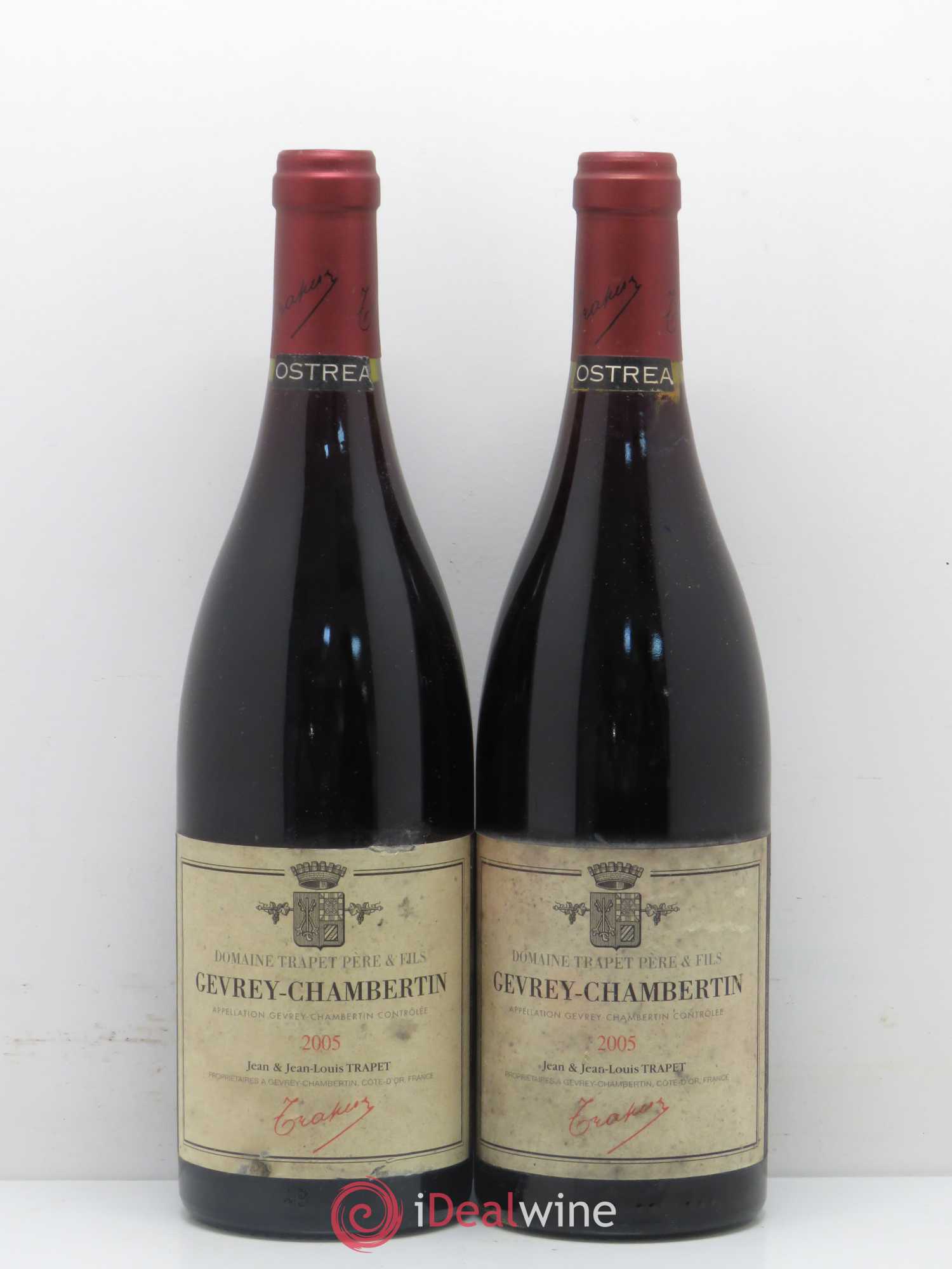 Gevrey-Chambertin Ostrea Domaine Trapet 2005 - Lot de 2 bouteilles - 0