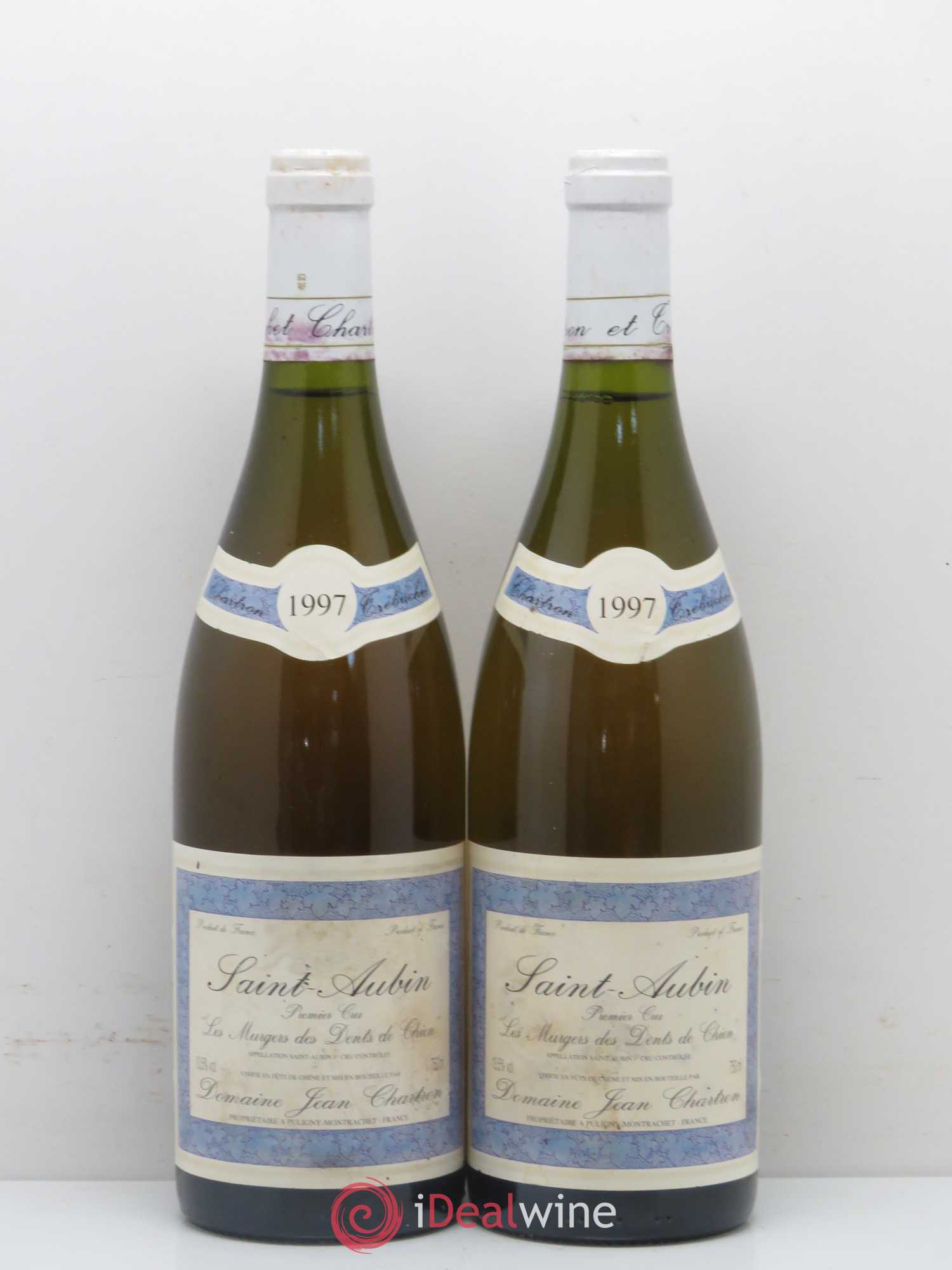 Saint-Aubin 1er Cru Les Murgers des dents de chien Domaine Jean Chartron 1997 - Lotto di 2 bottiglie - 0