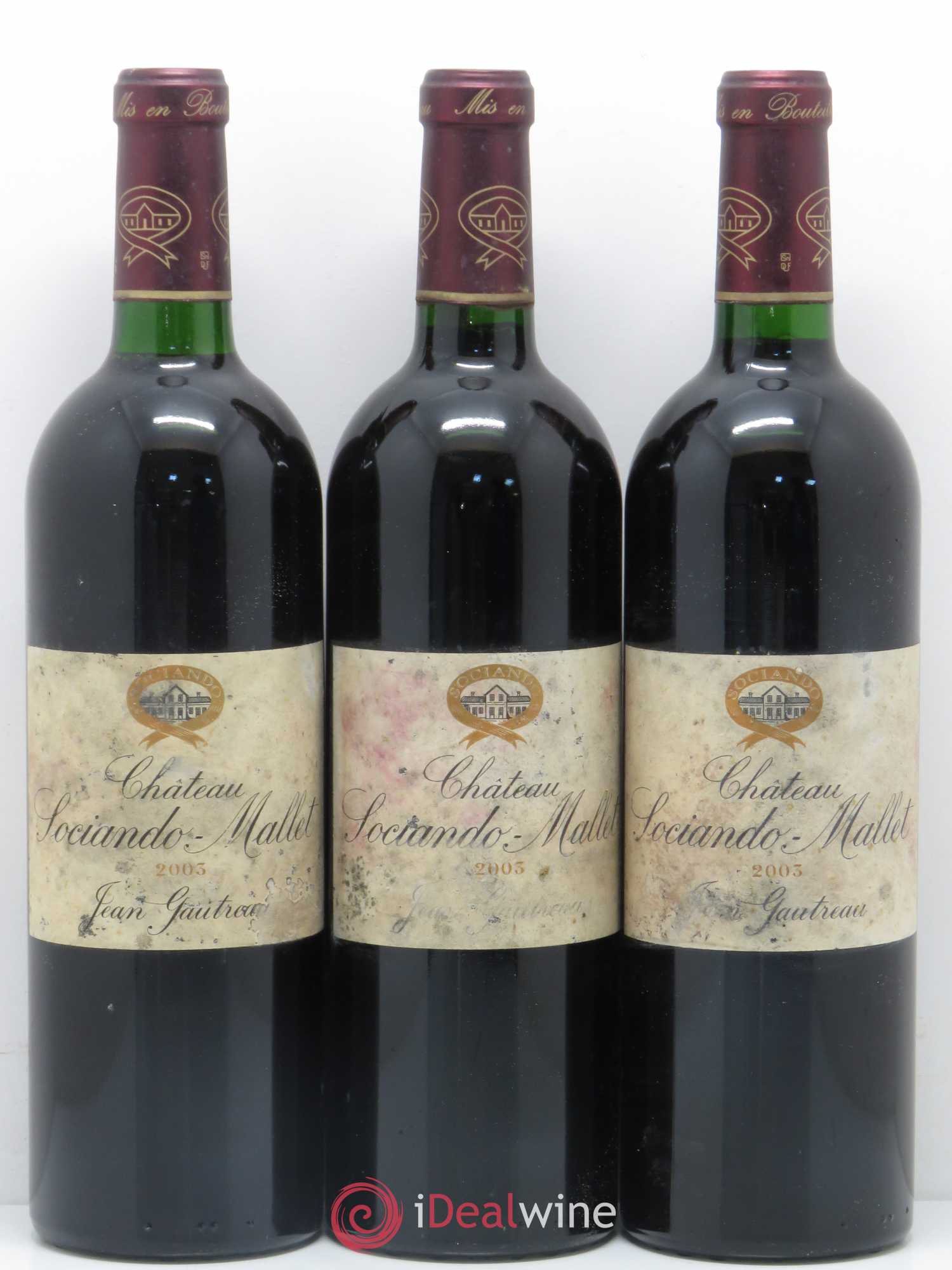 Château Sociando Mallet 2003 - Lot de 12 bouteilles - 3