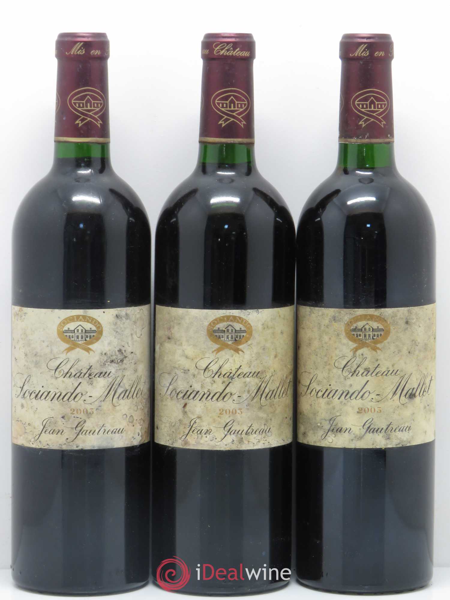 Château Sociando Mallet 2003 - Lot de 12 bouteilles - 4