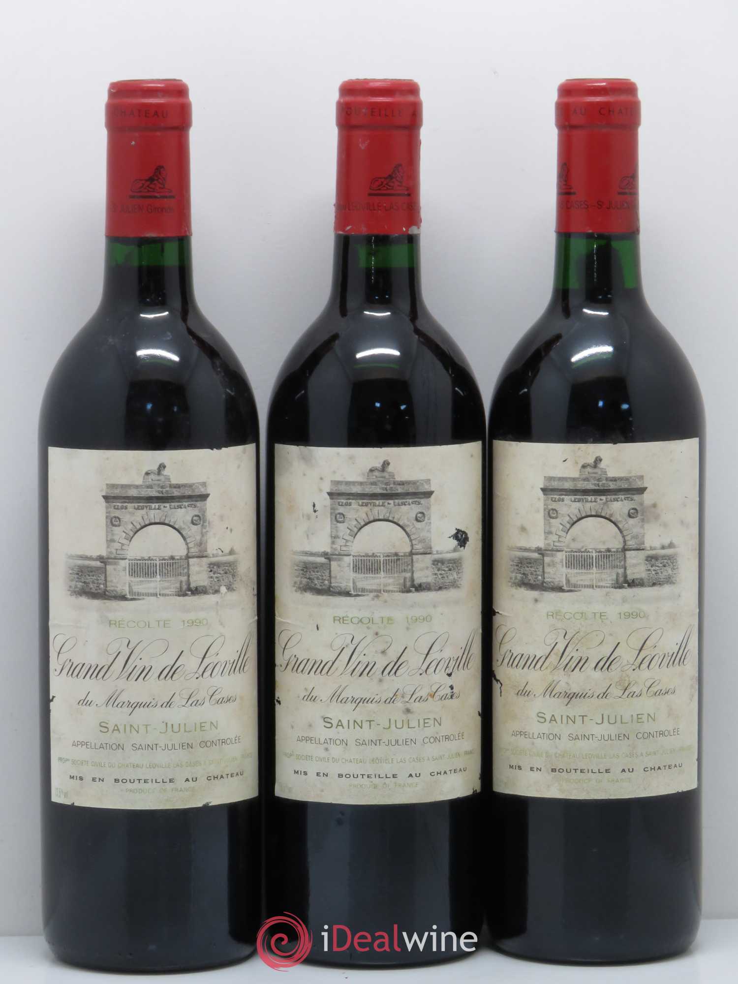 Château Léoville Las Cases 2ème Grand Cru Classé 1990 - Lot de 6 bouteilles - 2