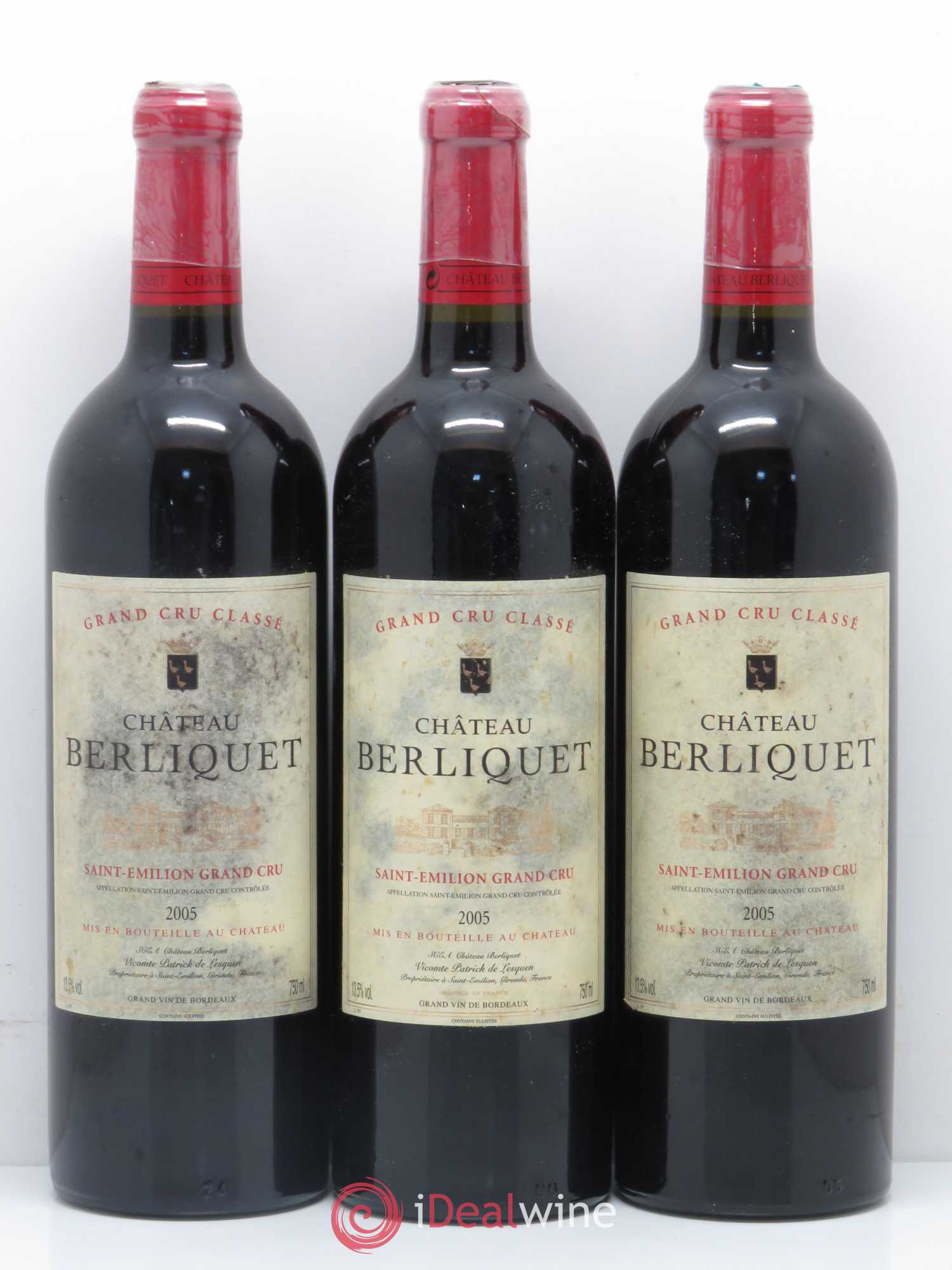 Château Berliquet Grand Cru Classé 2005 - Lot de 6 bouteilles - 2