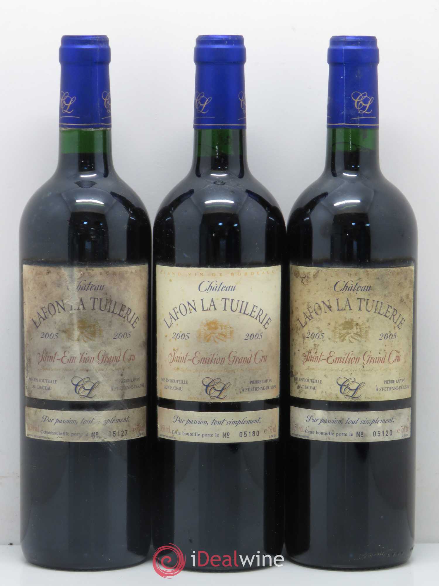 Saint-Émilion Lafon La Tuilerie 2005 - Posten von 12 Flaschen - 1