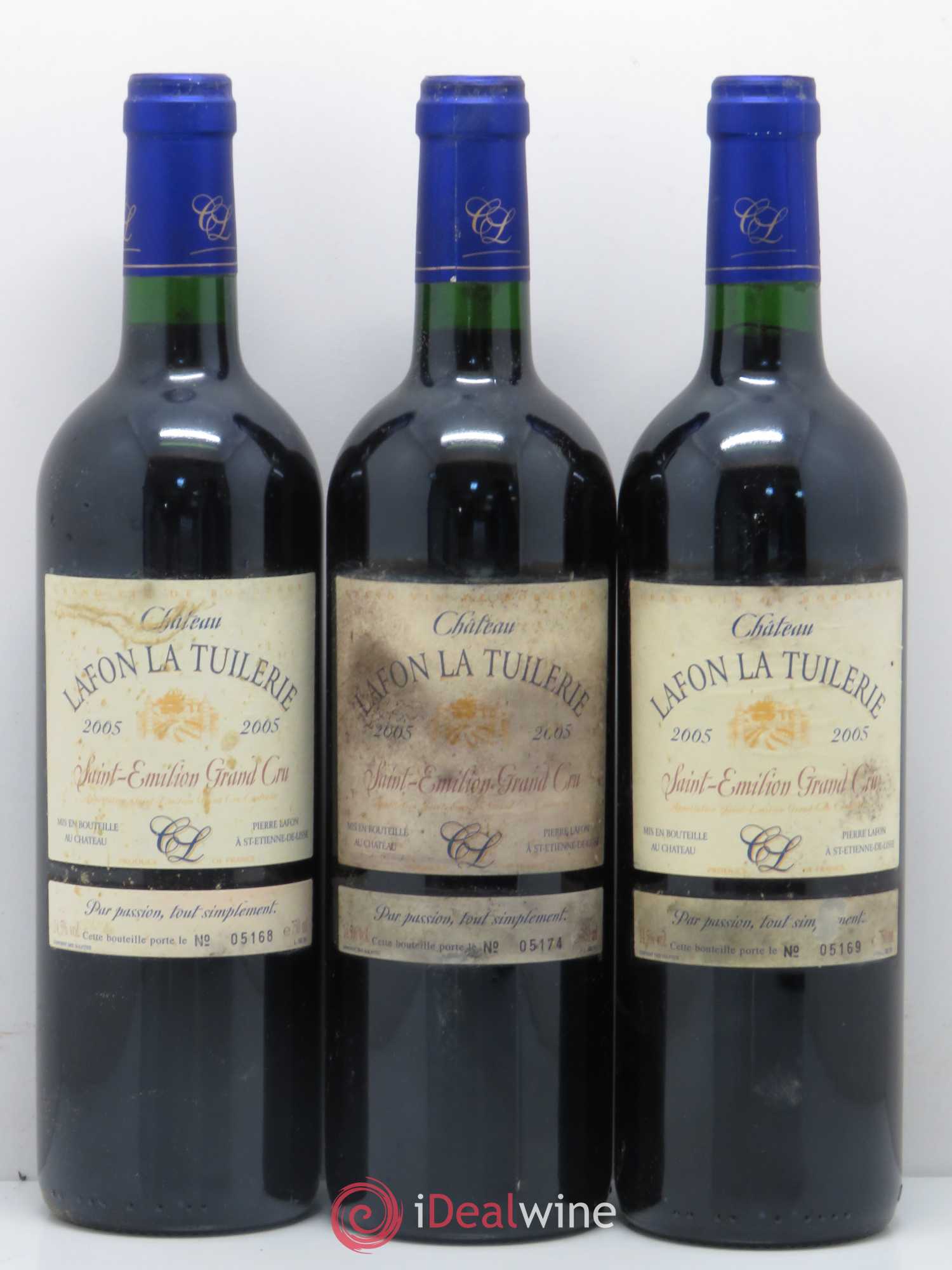 Saint-Émilion Lafon La Tuilerie 2005 - Posten von 12 Flaschen - 4