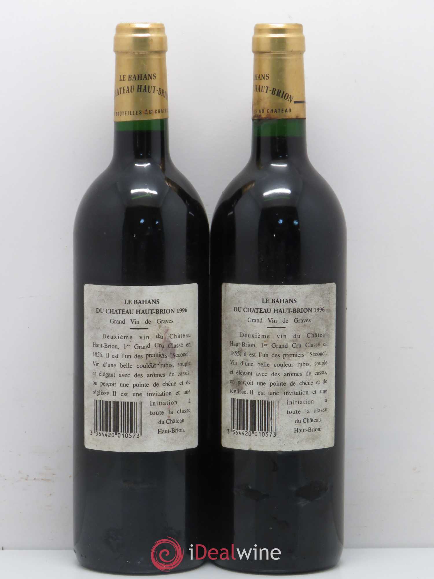 Clarence (Bahans) de Haut-Brion Second Vin 1996 - Lot de 5 bouteilles - 4