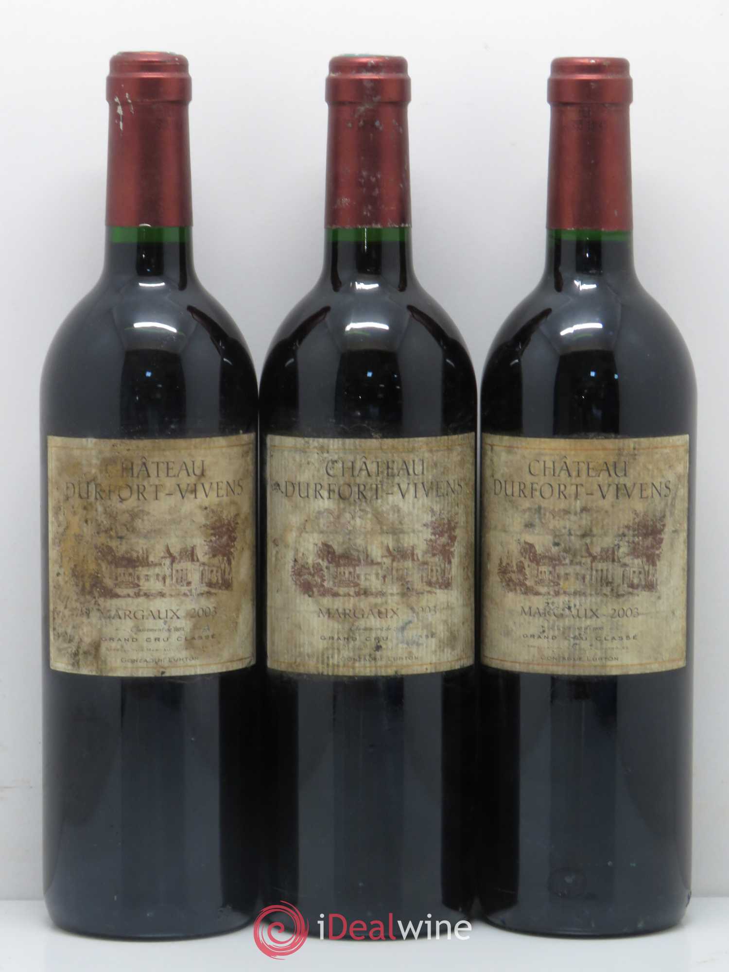 Château Durfort Vivens 2ème Grand Cru Classé 2003 - Lot de 6 bouteilles - 2
