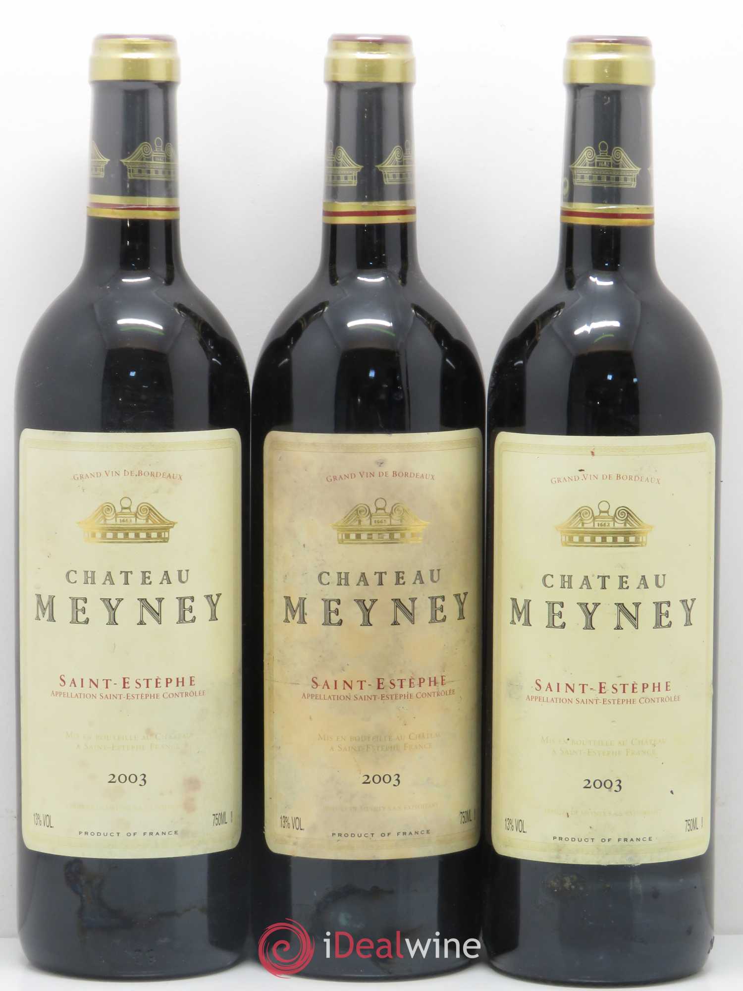 Château Meyney 2003 - Lot de 6 bouteilles - 2