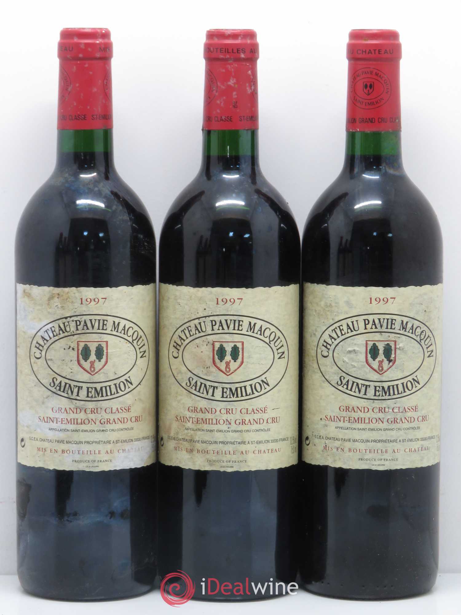 Château Pavie Macquin 1er Grand Cru Classé B 1997 - Lot de 6 bouteilles - 1