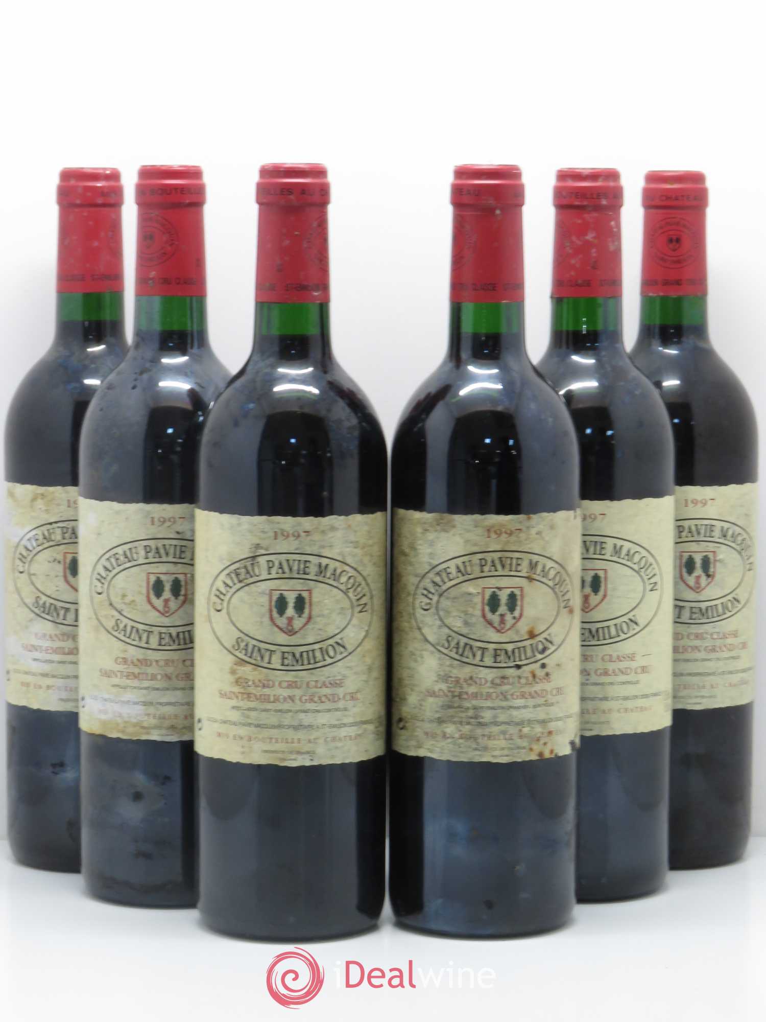 Château Pavie Macquin 1er Grand Cru Classé B 1997 - Lot de 6 bouteilles - 0