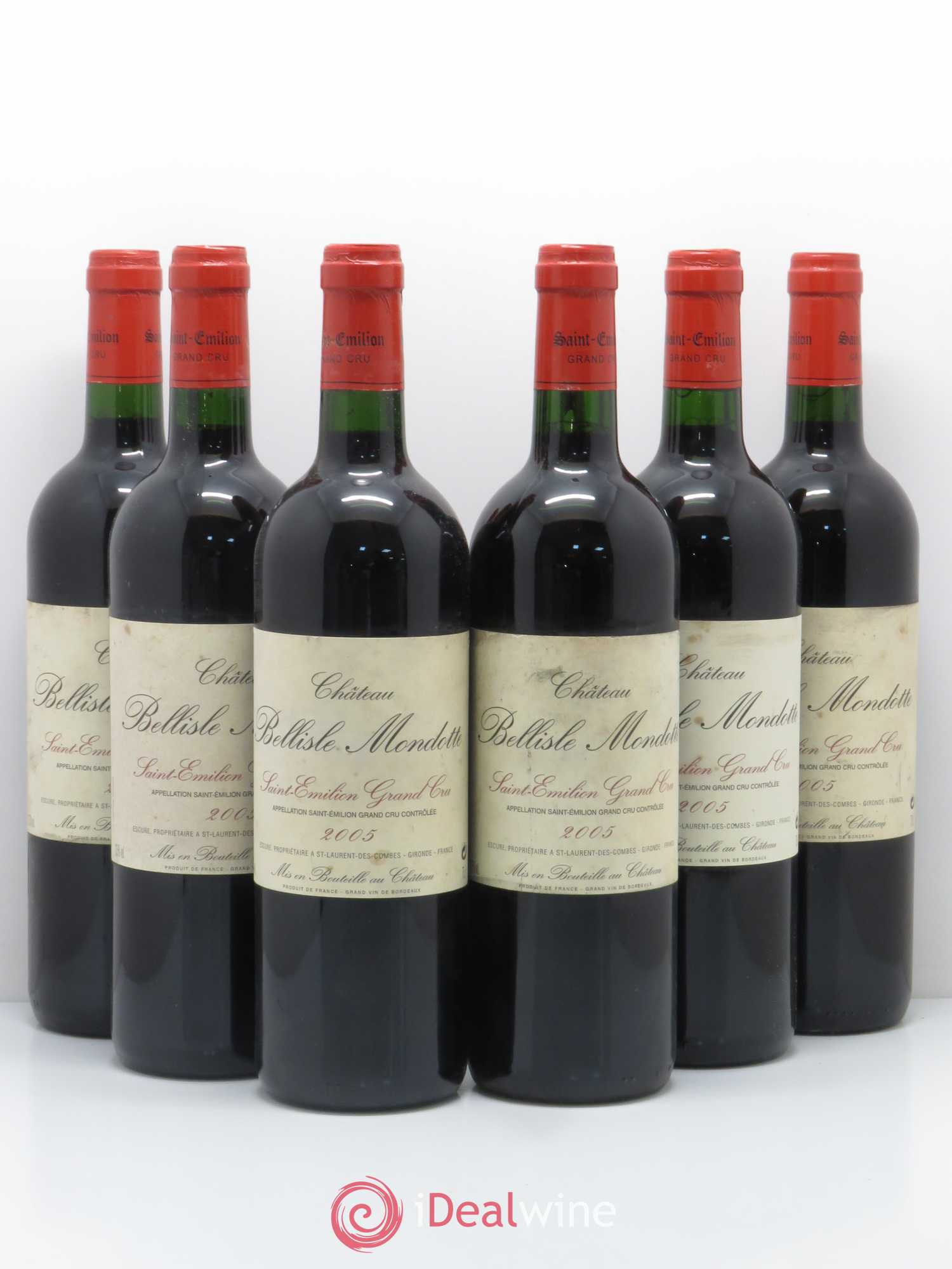 Château Bellisle Mondotte 2005 - Lot de 6 bouteilles - 0