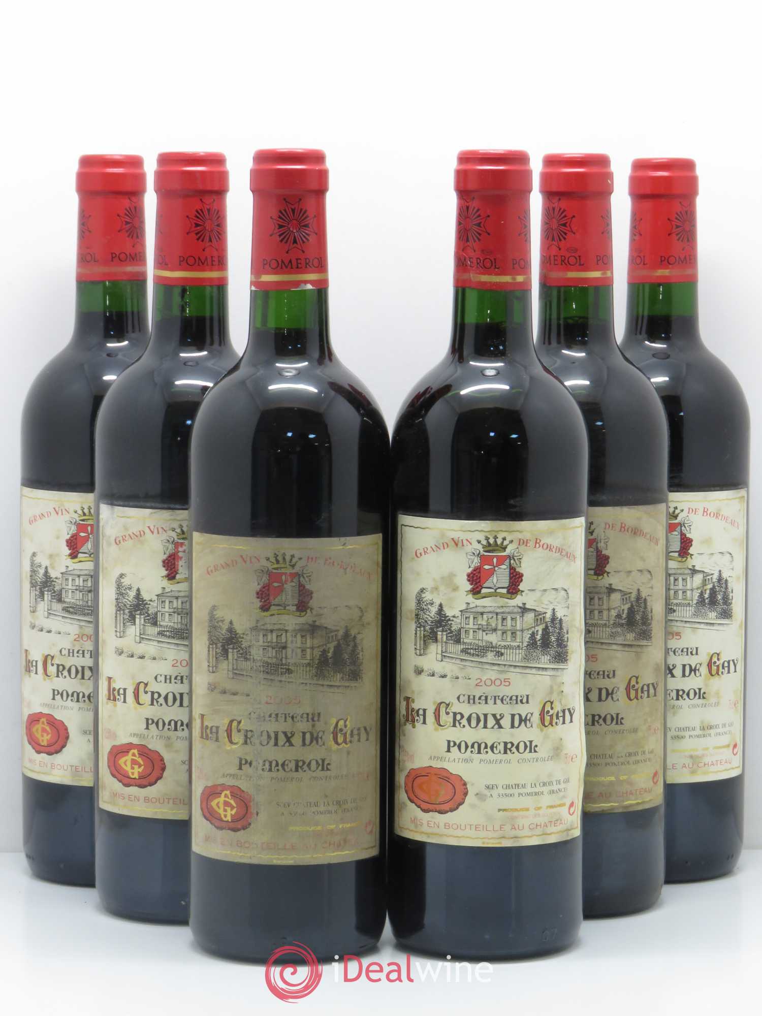 Château la Croix de Gay 2005 - Lot de 6 bouteilles - 0