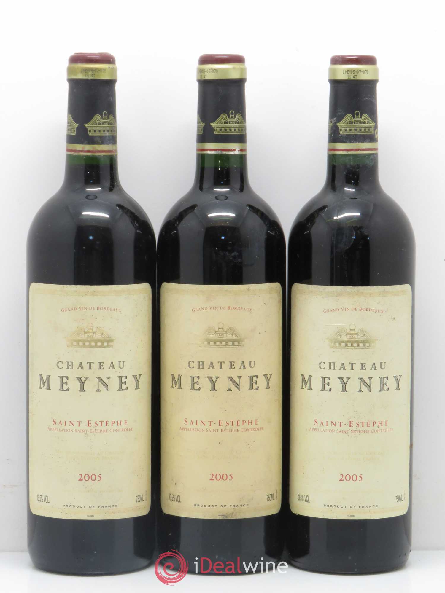 Château Meyney 2005 - Lot de 6 bouteilles - 1
