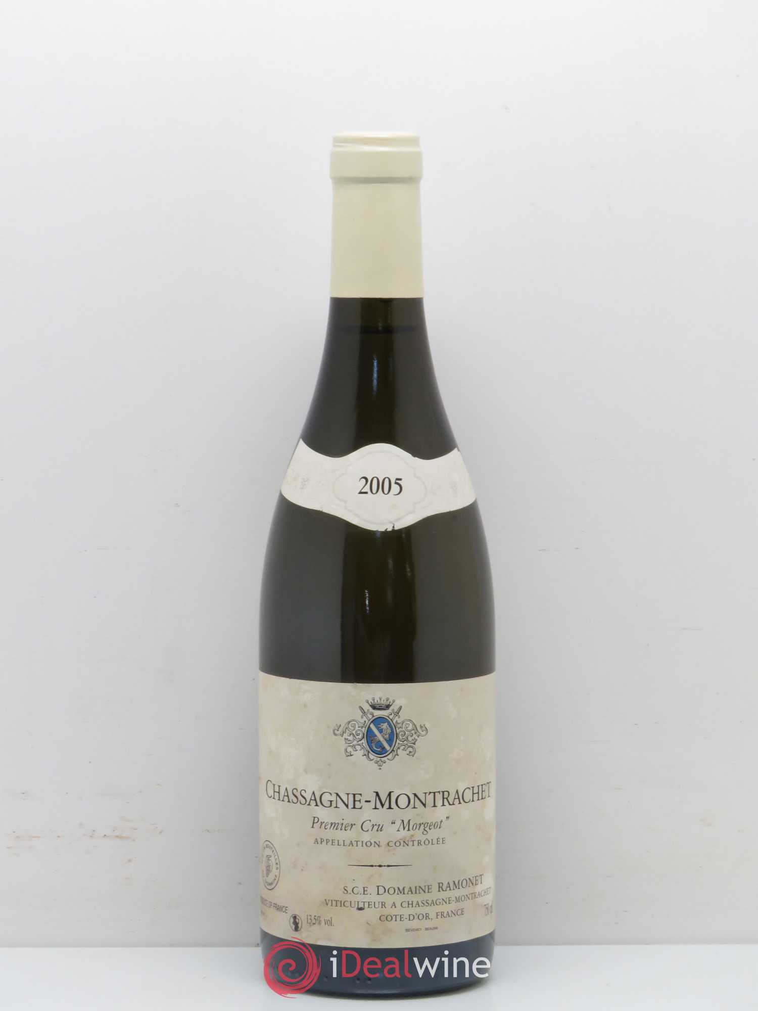 Chassagne-Montrachet 1er Cru Morgeot Ramonet (Domaine) 2005 - Lot de 1 bouteille - 0
