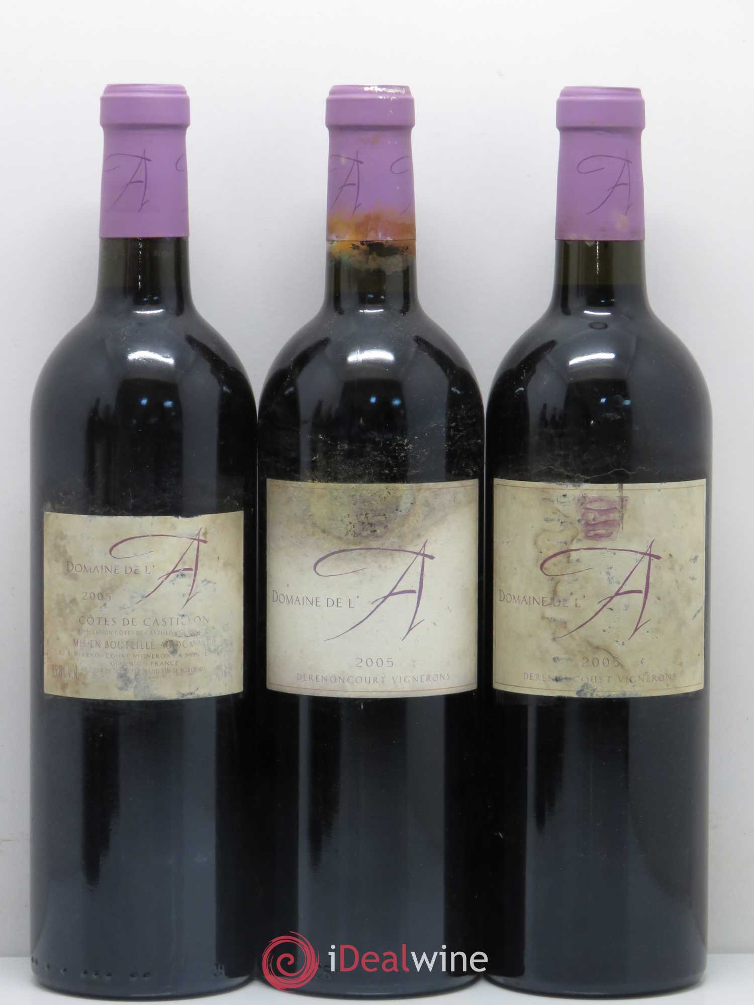 Domaine de l'A 2005 - Lot de 6 bouteilles - 1