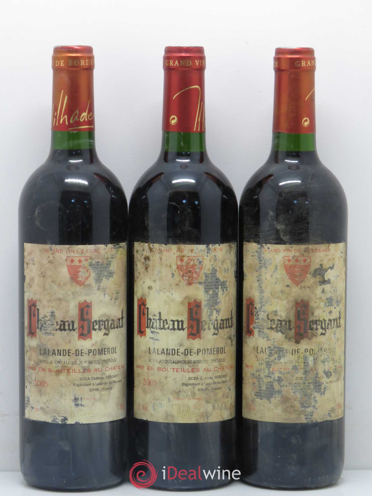 Bordeaux Lalande de Pomerol Château Sergant 2005 - Lot de 6 bouteilles - 2