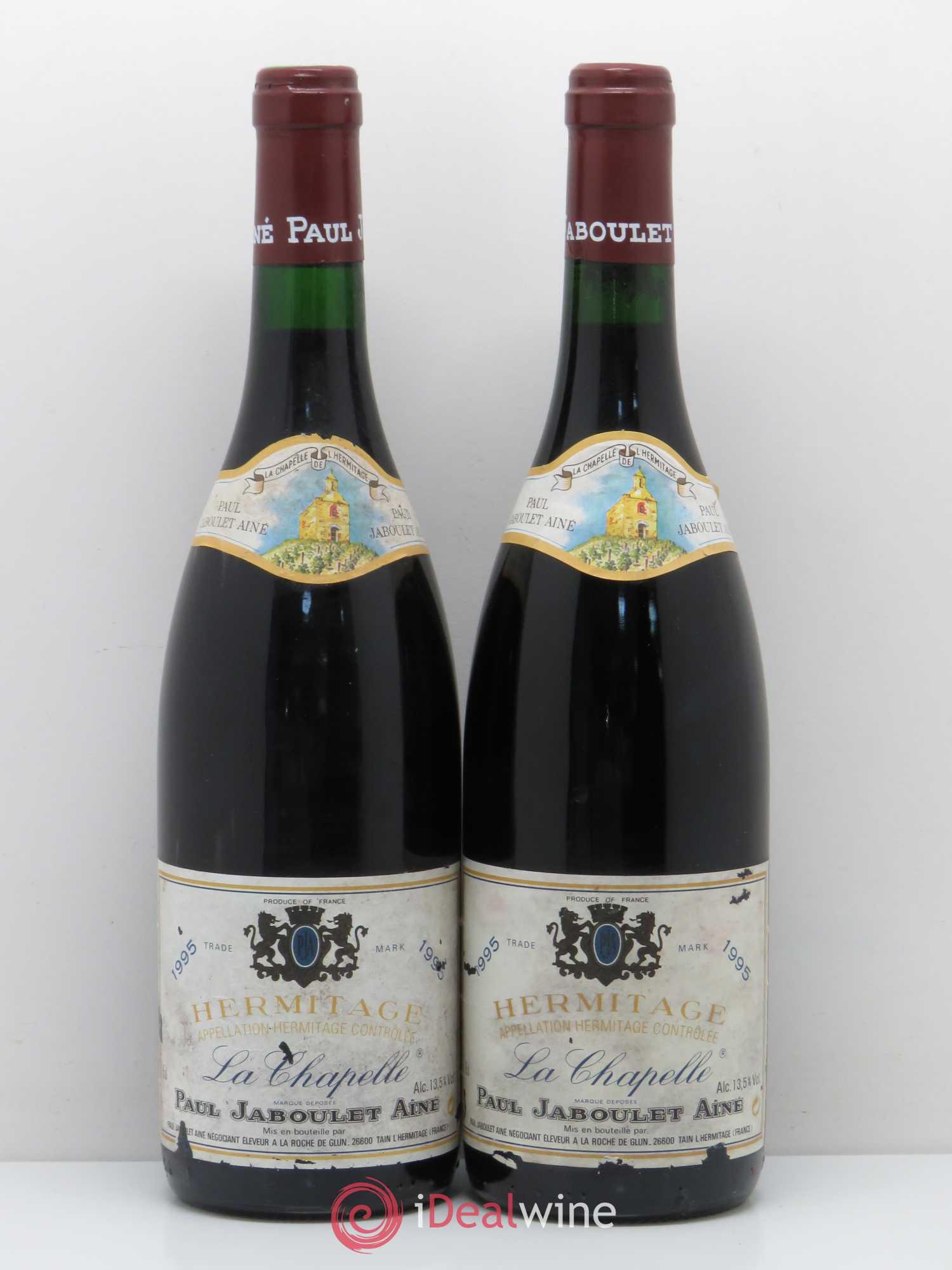 Hermitage La Chapelle Paul Jaboulet Ainé 1995 - Lot de 2 bouteilles - 0