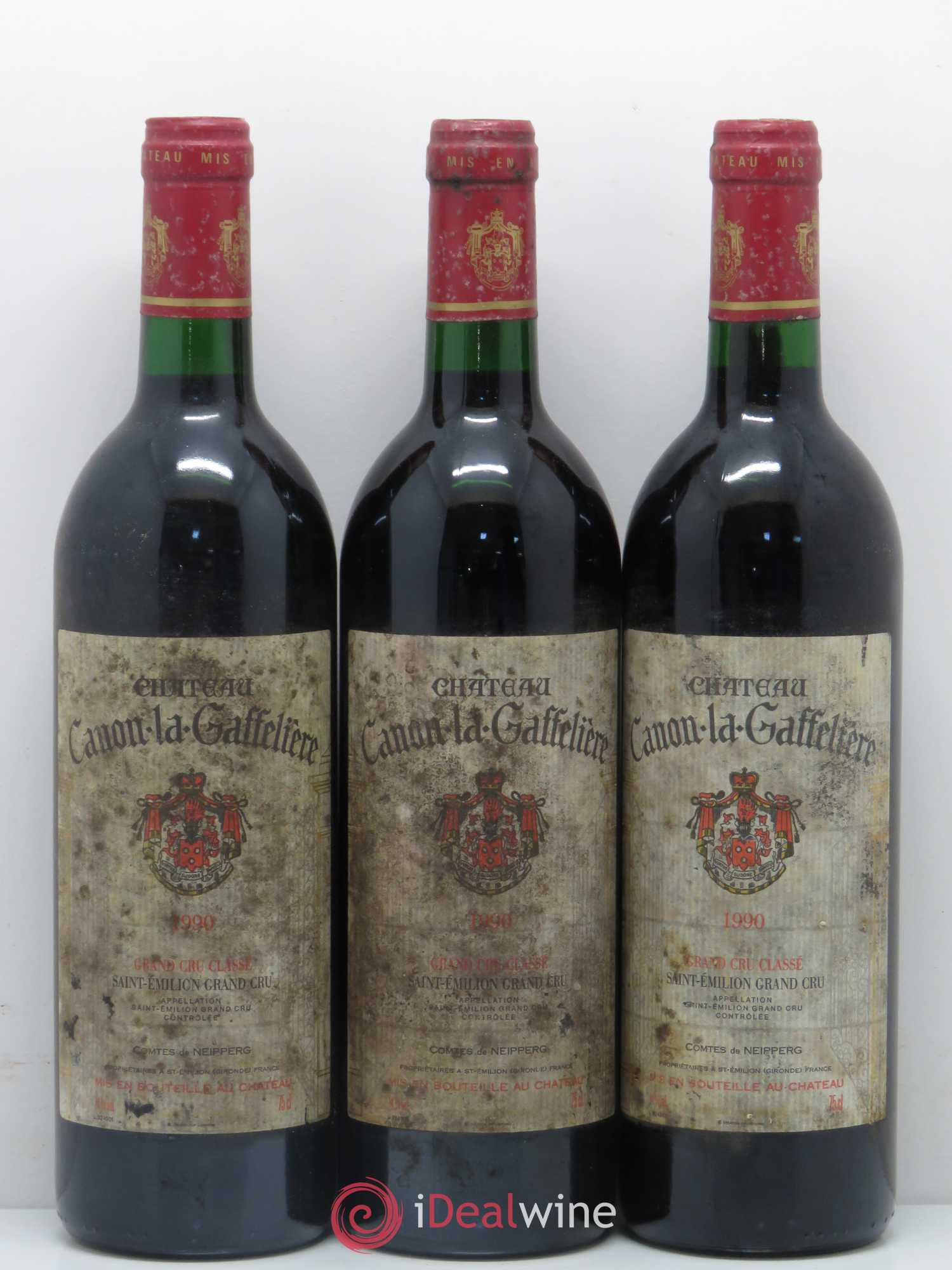 Château Canon la Gaffelière 1er Grand Cru Classé B 1990 - Lot de 6 bouteilles - 2