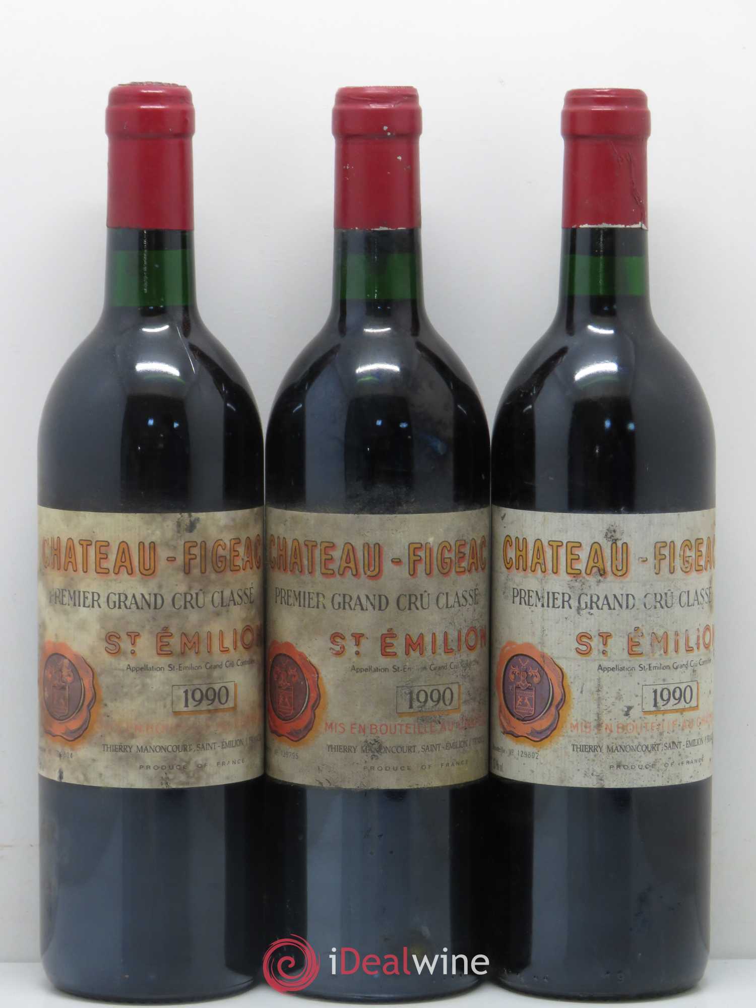 Château Figeac 1er Grand Cru Classé A 1990 - Lot de 6 bouteilles - 2