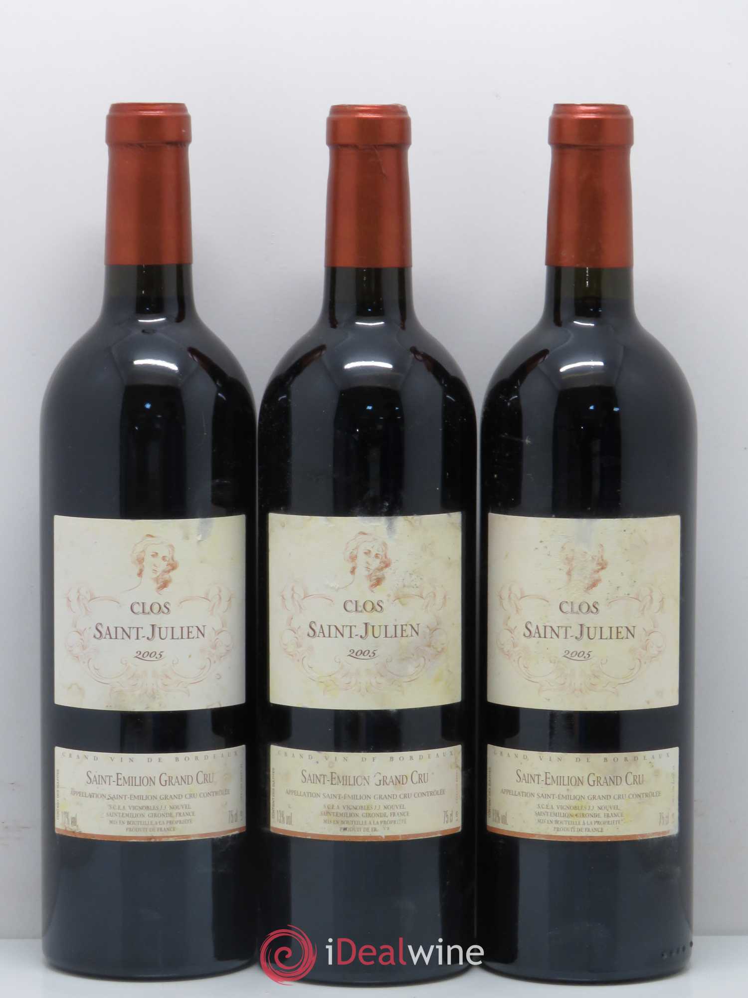 Saint-Émilion Clos Saint Julien 2005 - Lot de 12 bouteilles - 4