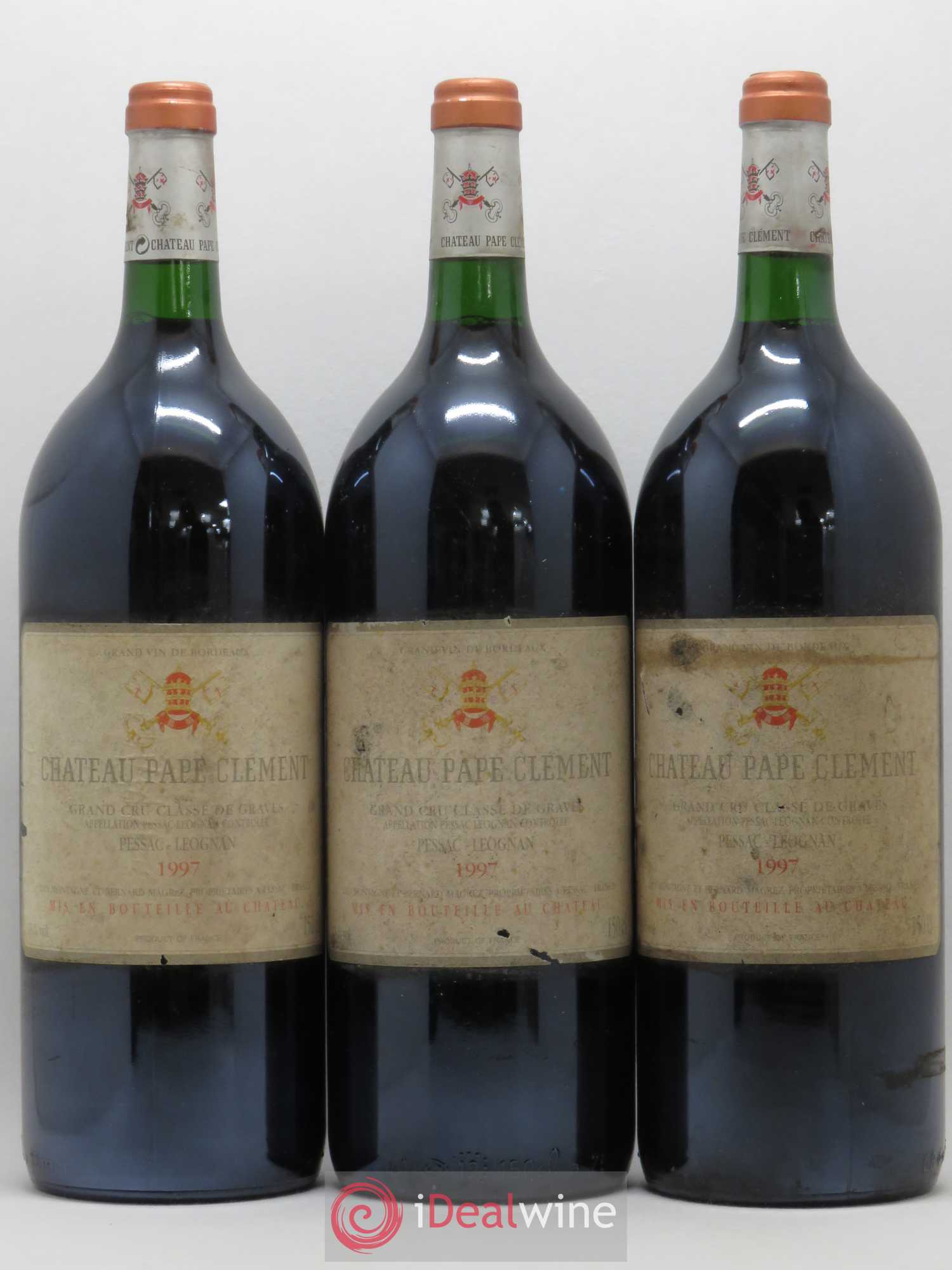 Château Pape Clément Cru Classé de Graves 1997 - Lot de 3 magnums - 0