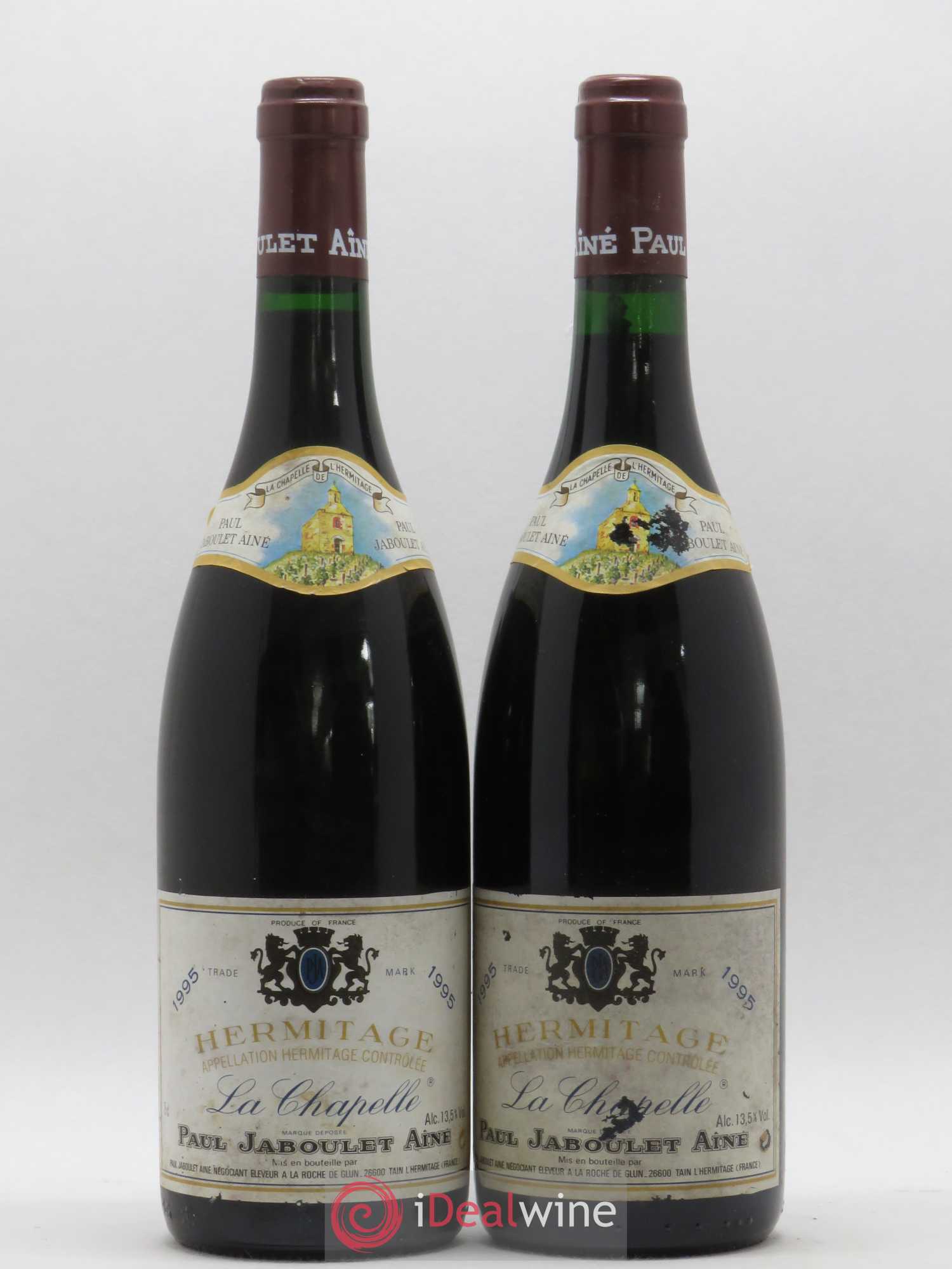 Hermitage La Chapelle Paul Jaboulet Ainé 1995 - Lot de 2 bouteilles - 0