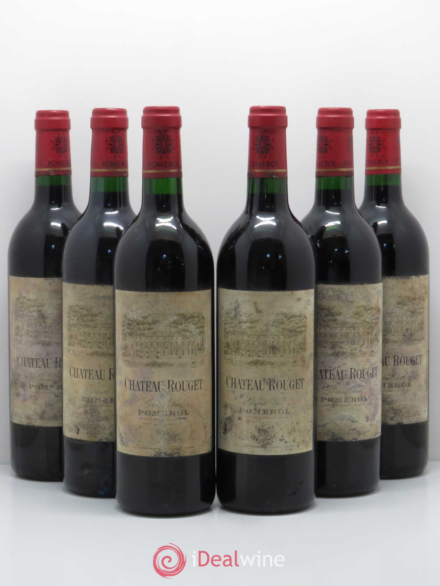 Château Rouget 1995 - Lot of 6 bottles - 0