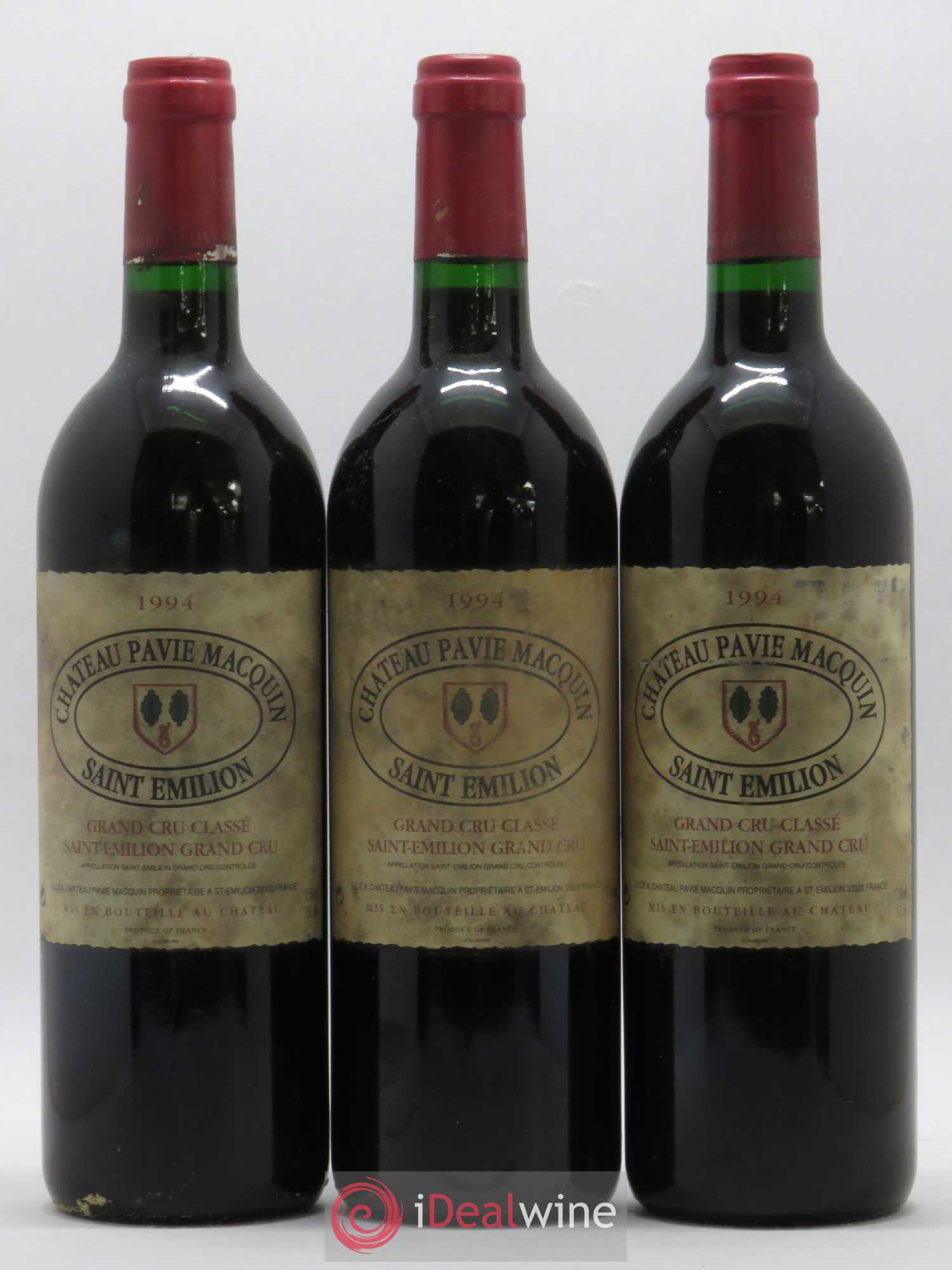 Château Pavie Macquin 1er Grand Cru Classé B 1994 - Lot de 6 bouteilles - 1